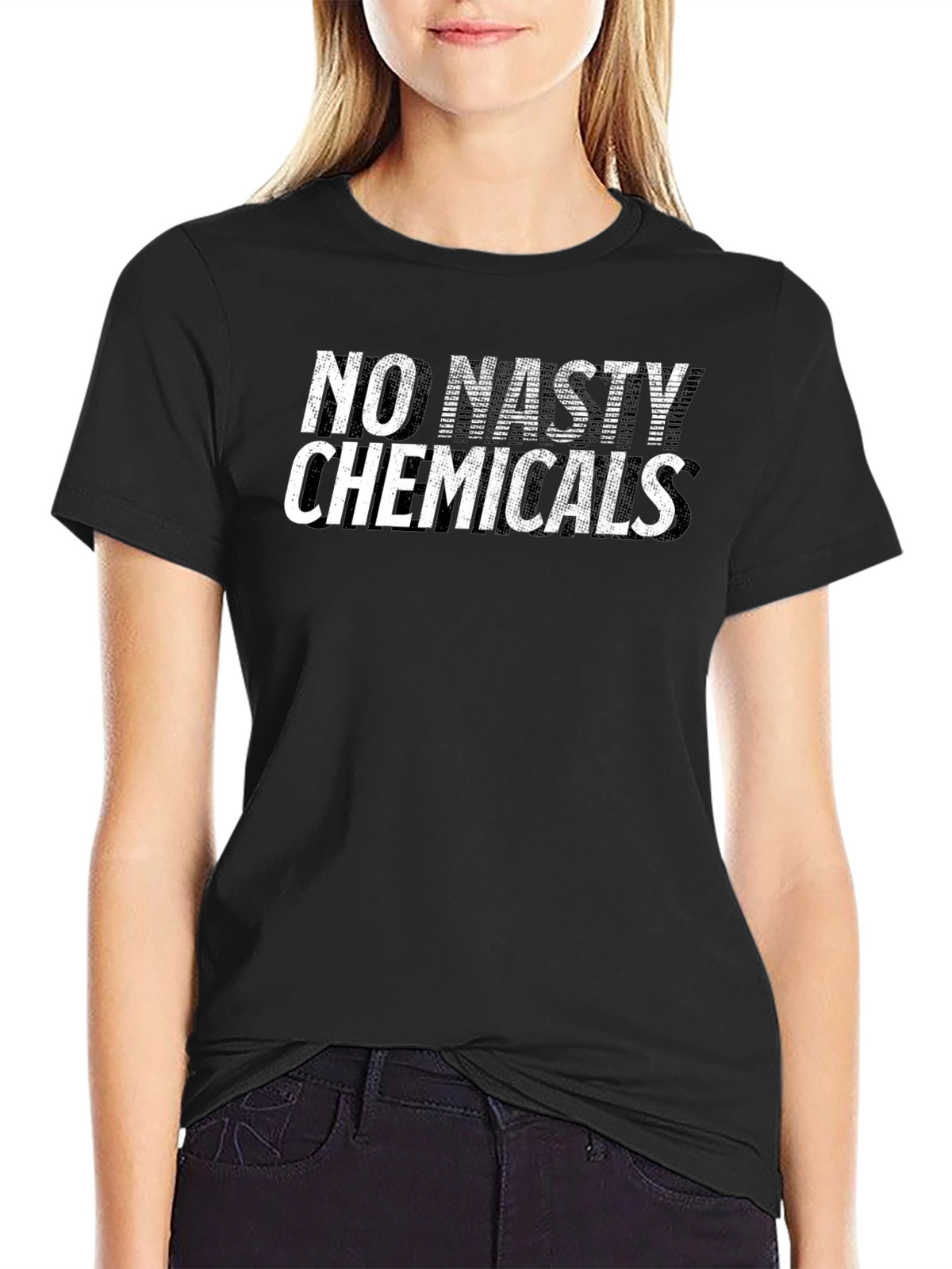 No Nasty Chemicals Graphic T-Shirt - Black