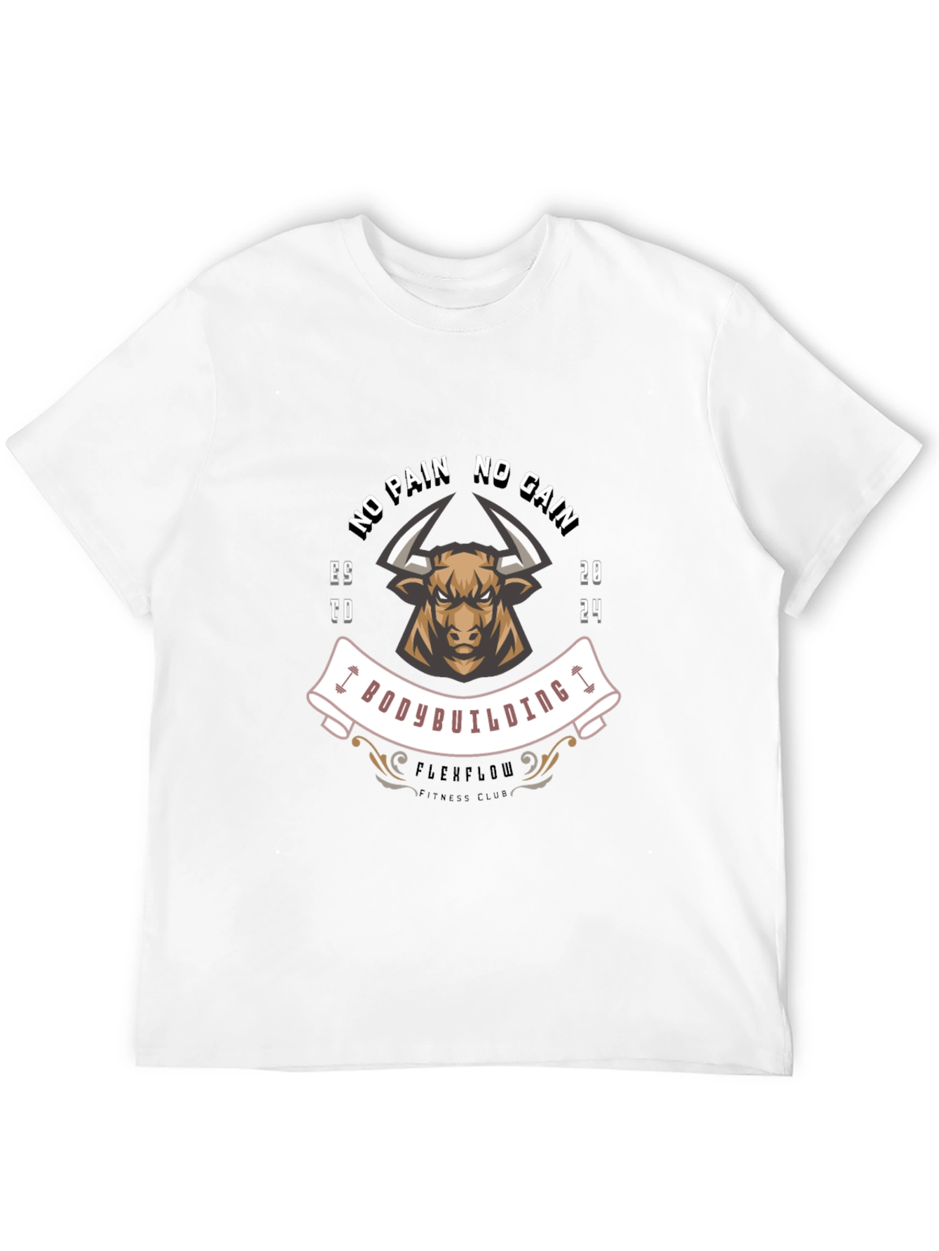 No Pain No Gain Bodybuilding T-Shirt