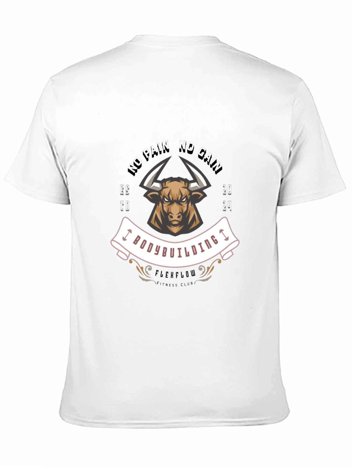No Pain No Gain Bodybuilding T-Shirt