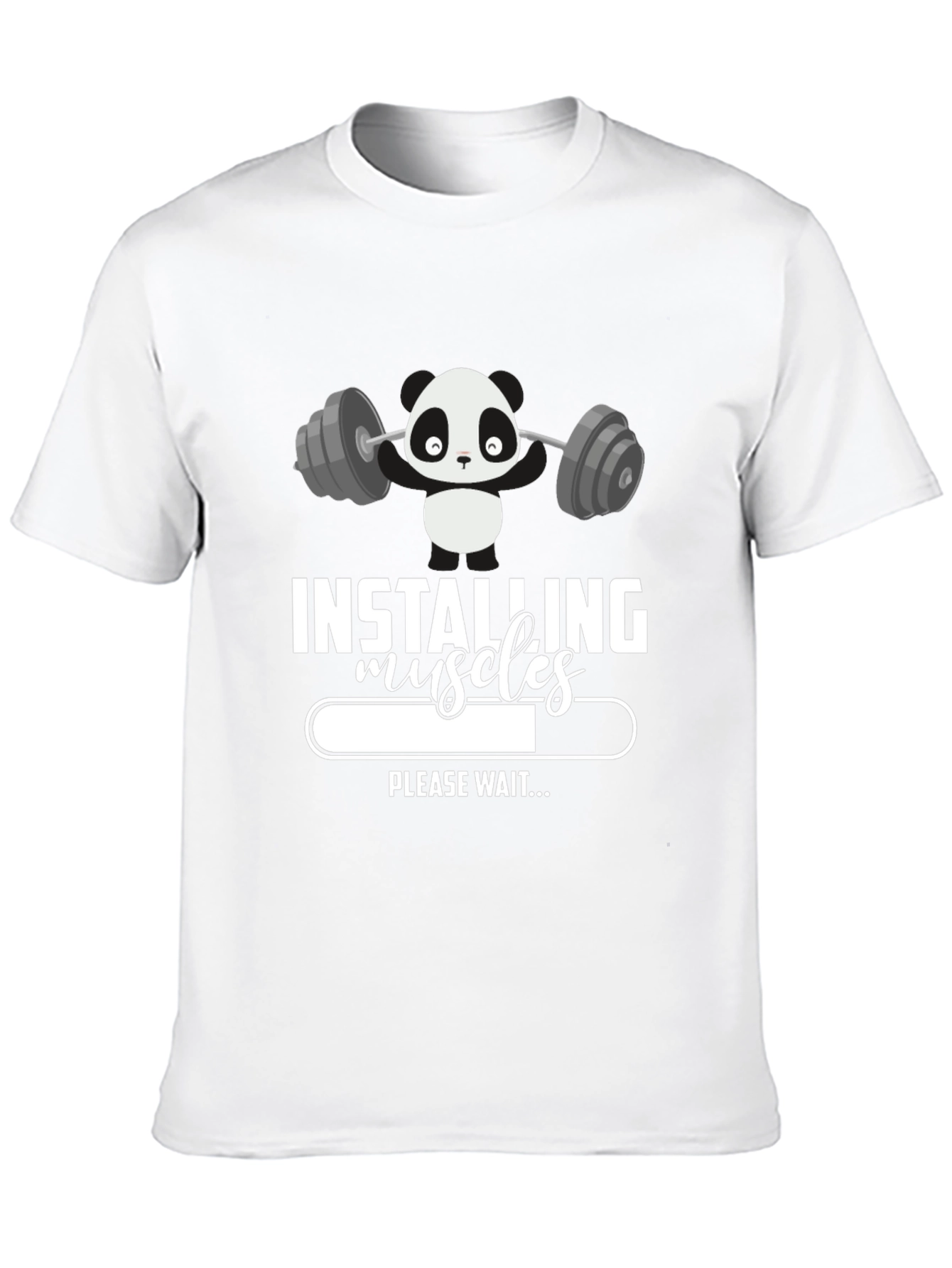 Installing Muscles Panda Graphic Tee