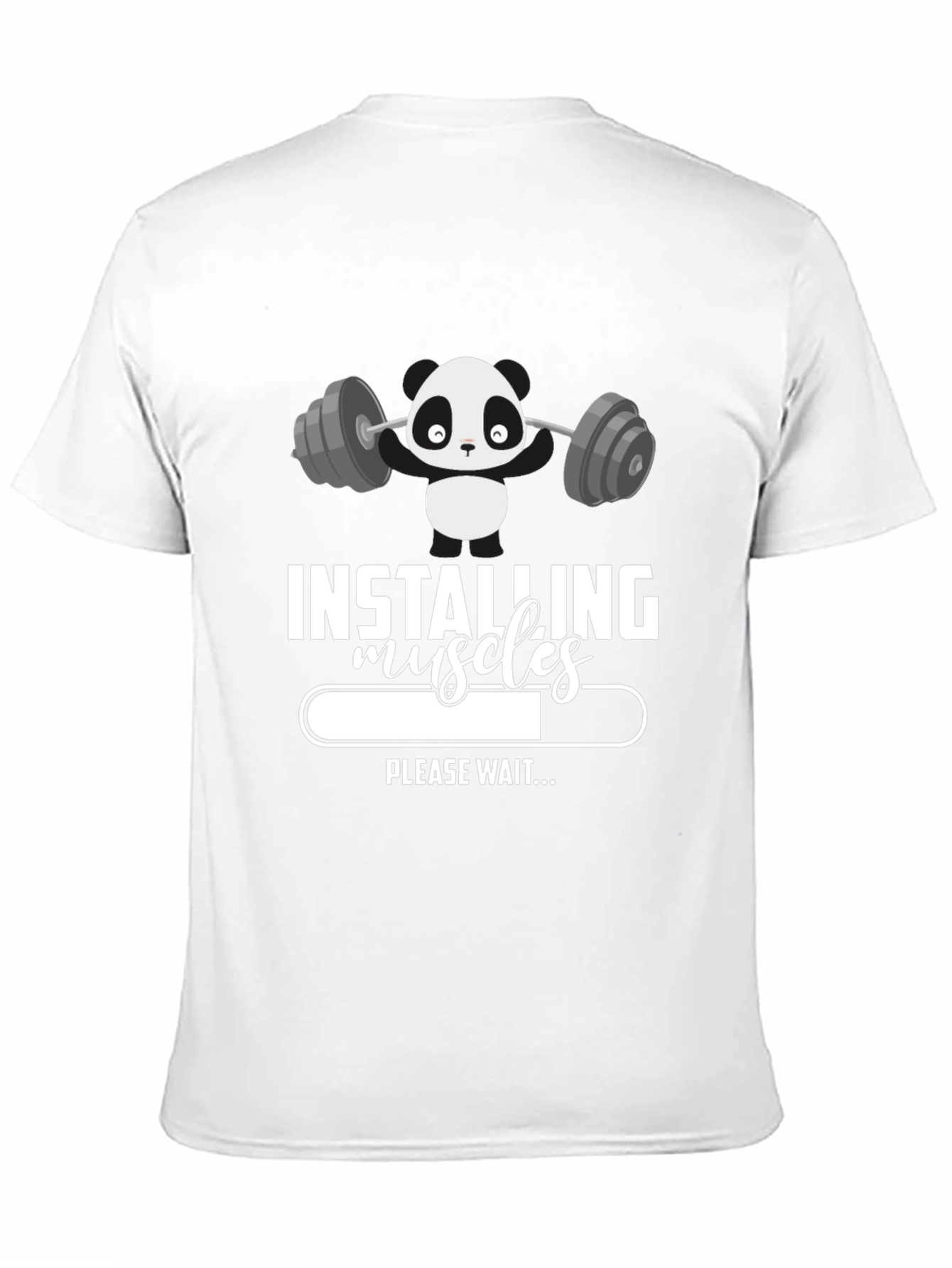 Installing Muscles Panda Graphic Tee