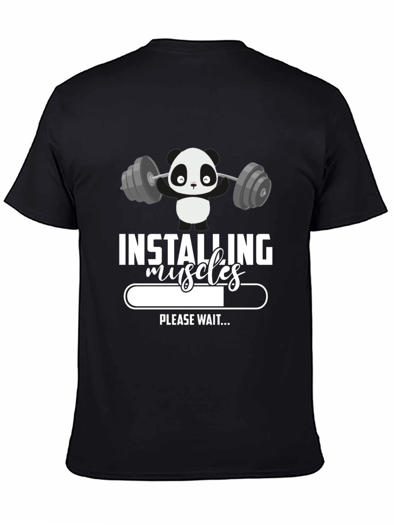 Installing Muscles Panda Graphic Tee