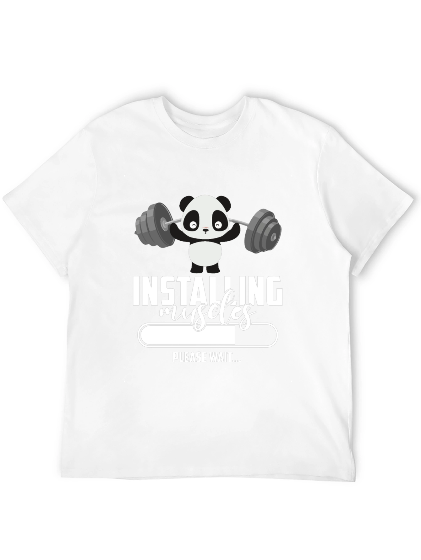 Installing Muscles Panda Graphic Tee