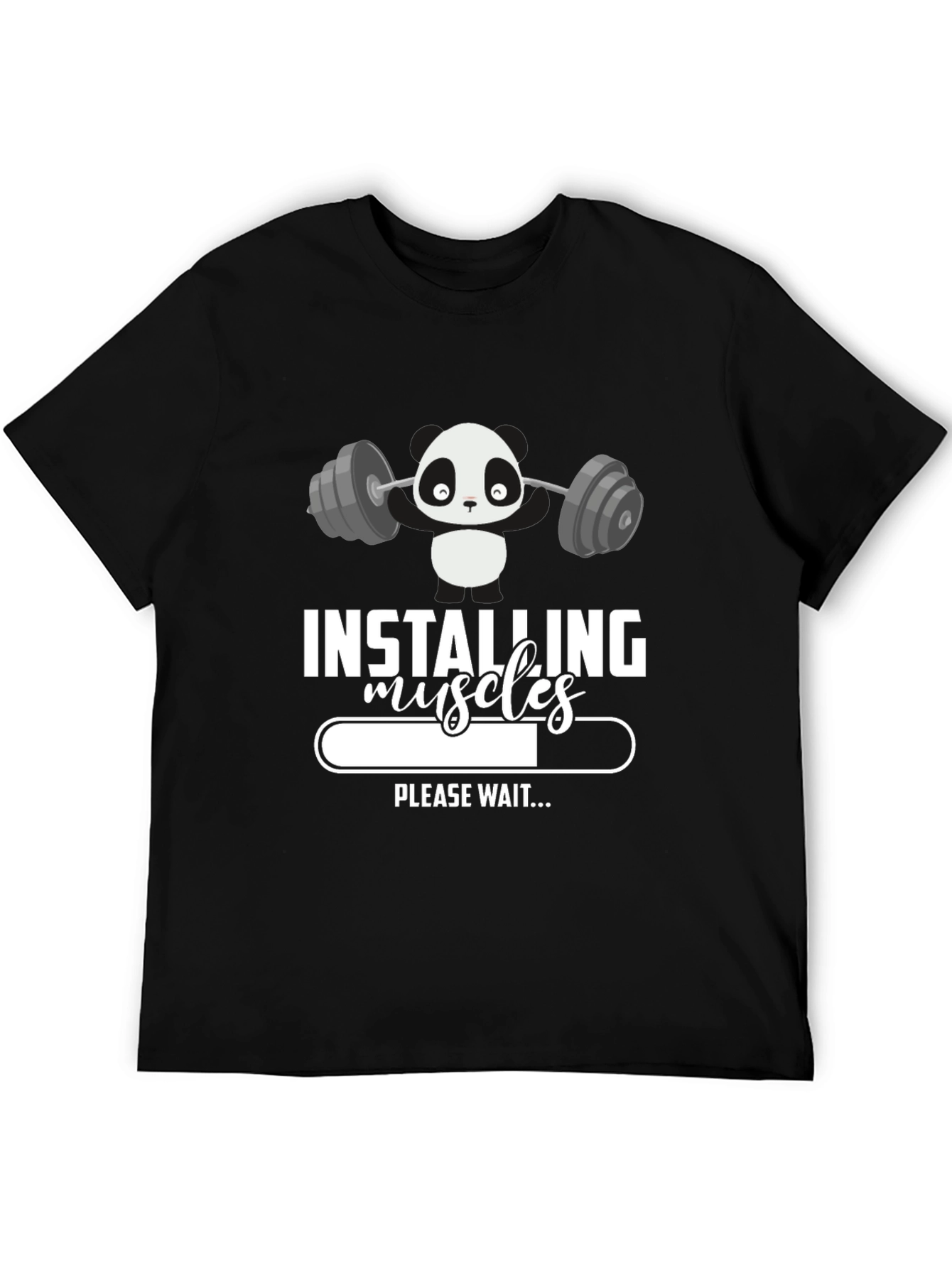 Installing Muscles Panda Graphic Tee