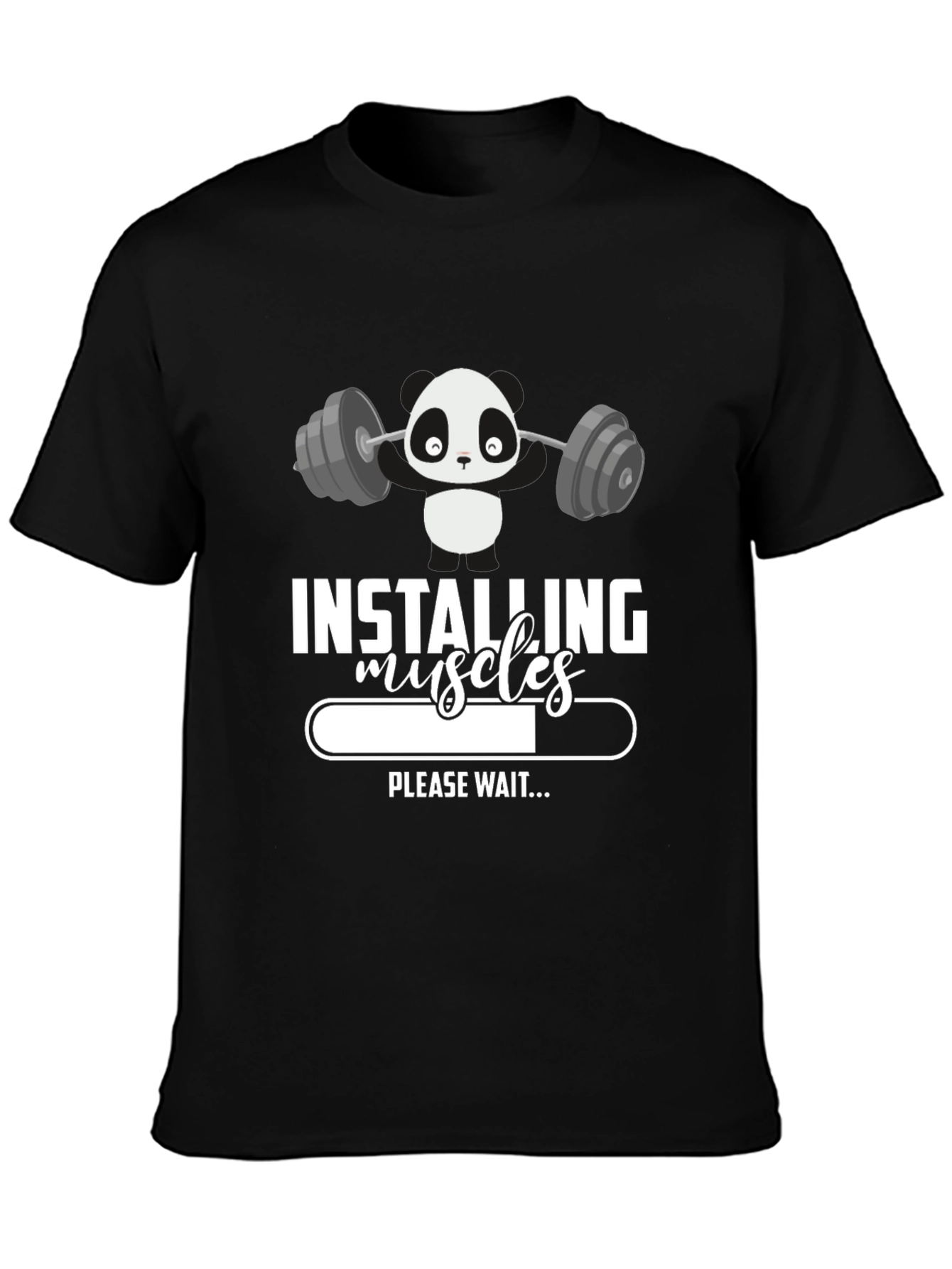 Installing Muscles Panda Graphic Tee
