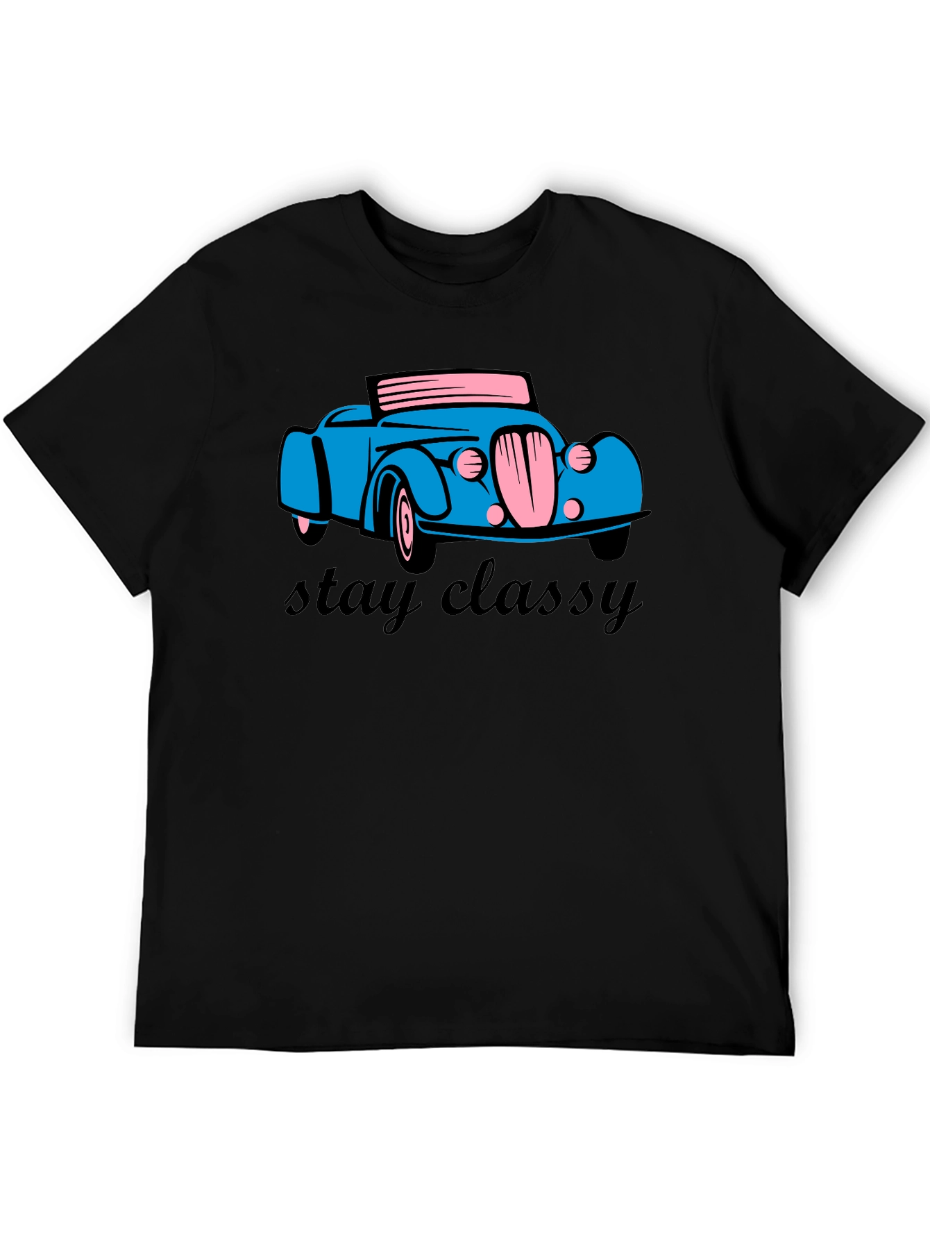 Stay Classy Car T-Shirt - Classic Retro Design