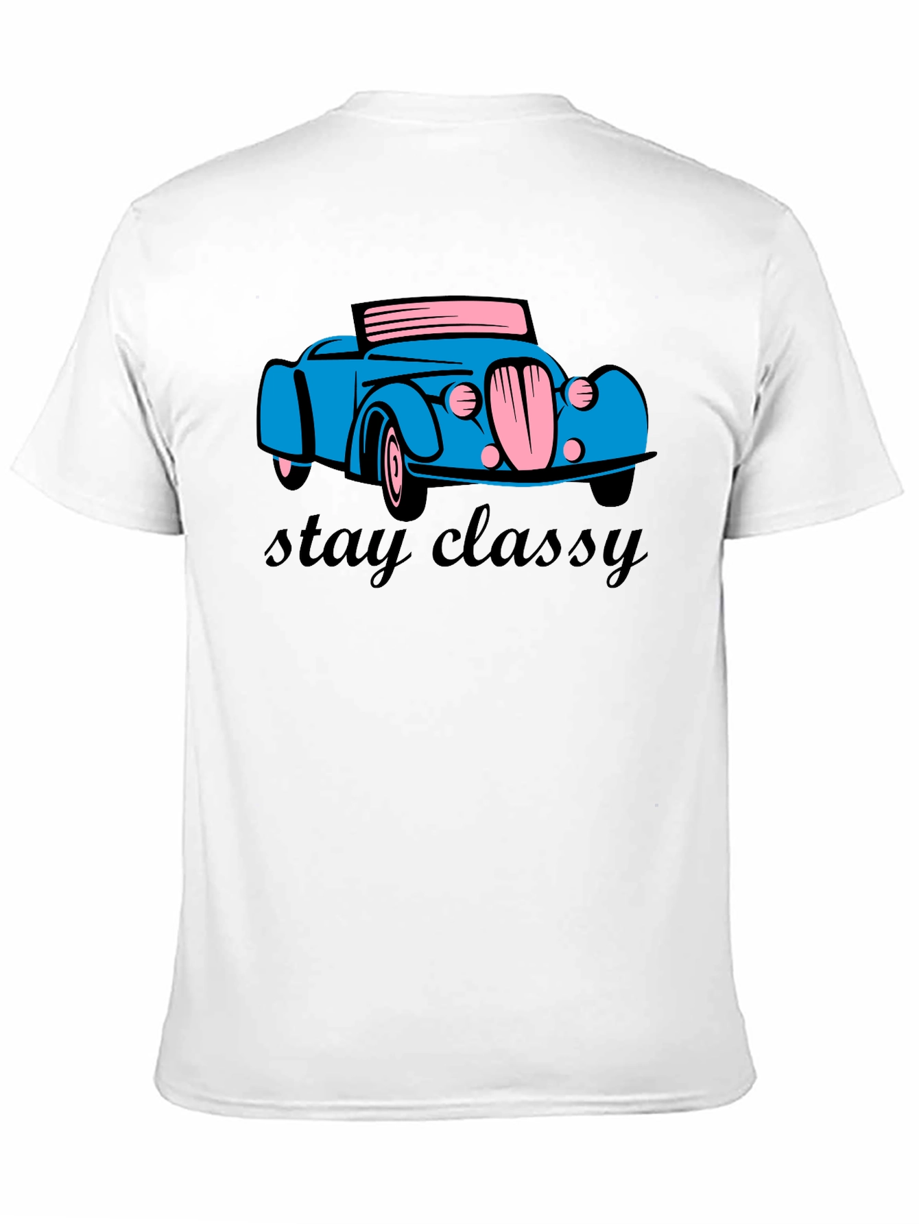 Stay Classy Car T-Shirt - Classic Retro Design