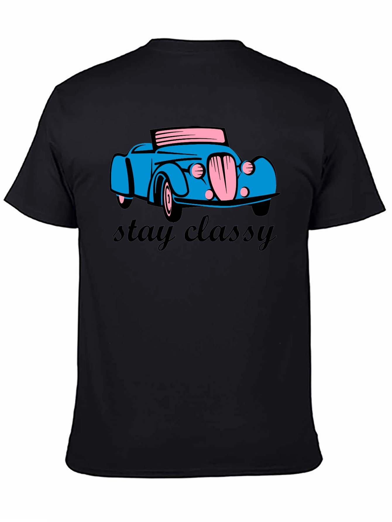 Stay Classy Car T-Shirt - Classic Retro Design