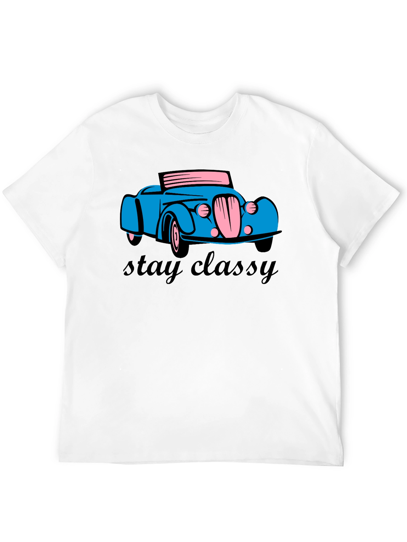 Stay Classy Car T-Shirt - Classic Retro Design