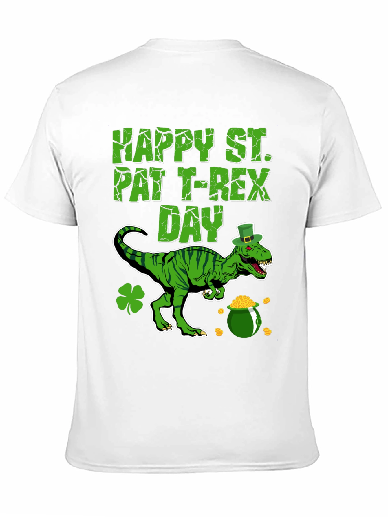 St. Patricks Day T-Rex Graphic Tee