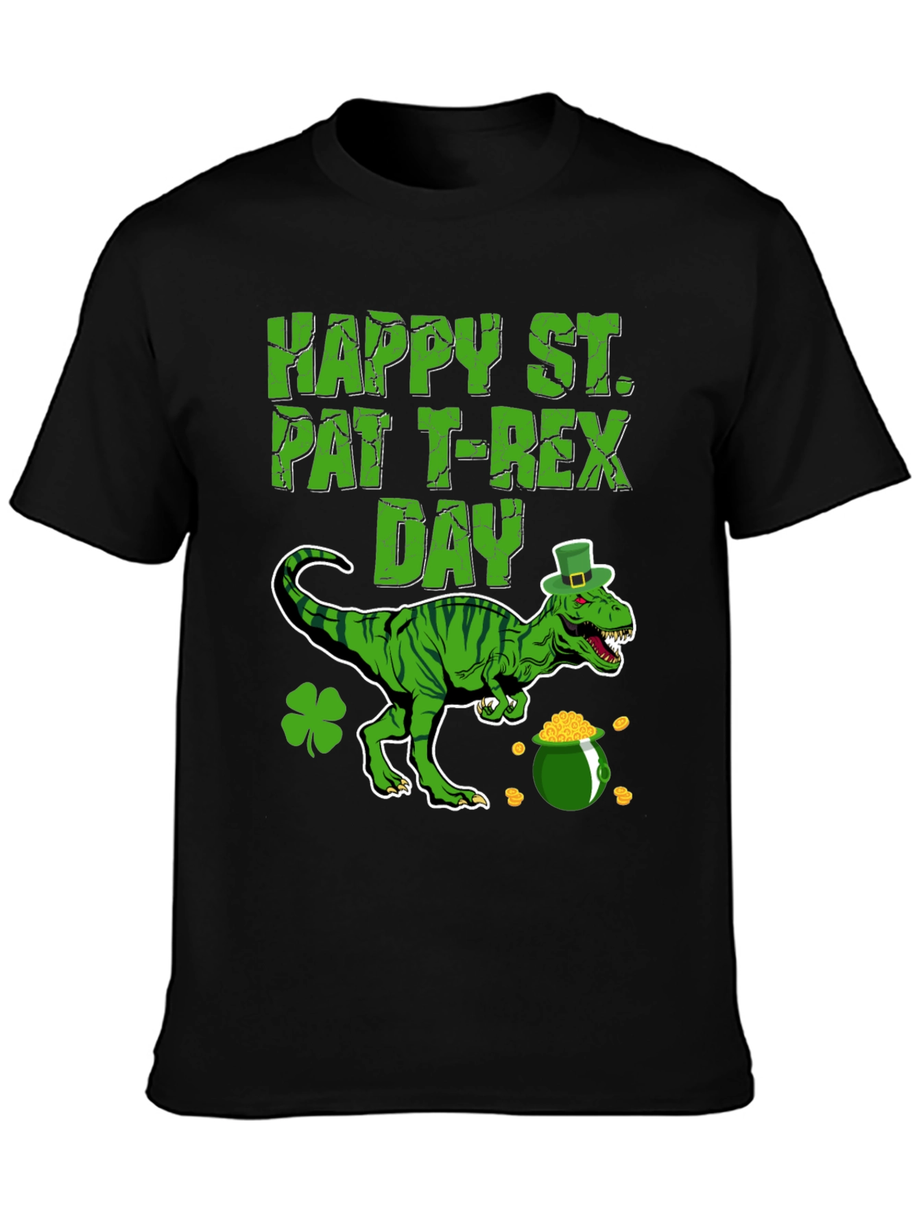 St. Patricks Day T-Rex Graphic Tee