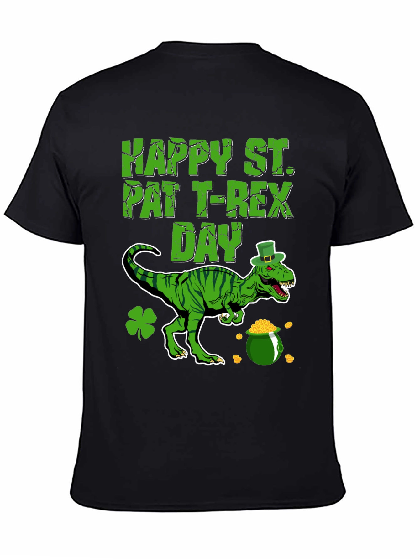 St. Patricks Day T-Rex Graphic Tee
