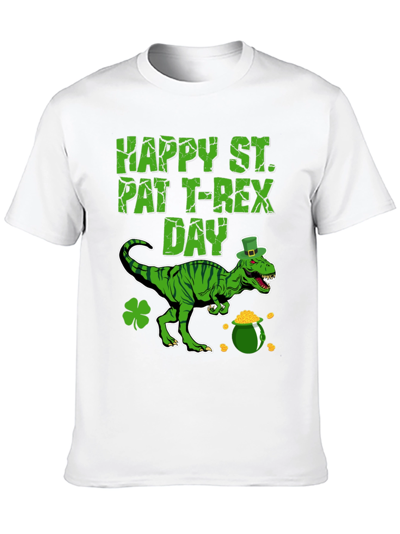 St. Patricks Day T-Rex Graphic Tee