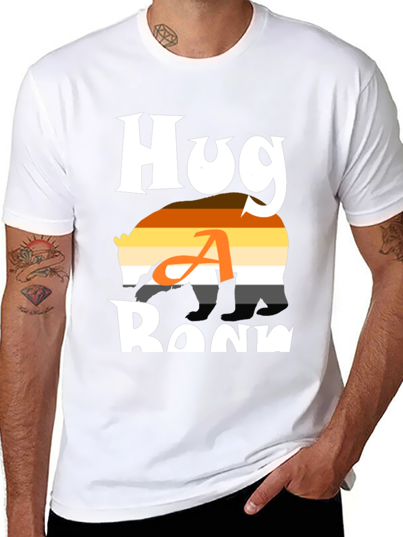Hug A Bear Gay Pride T-Shirt