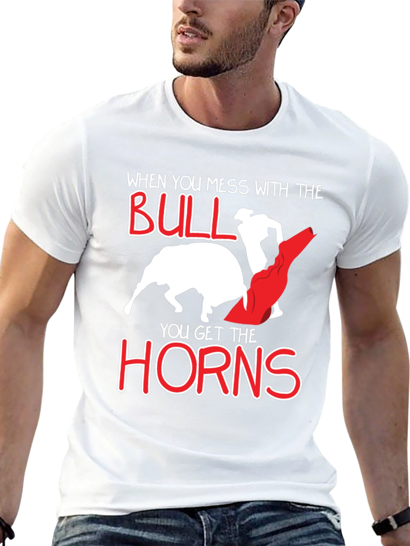 When You Mess With The Bull Graphic T-Shirt