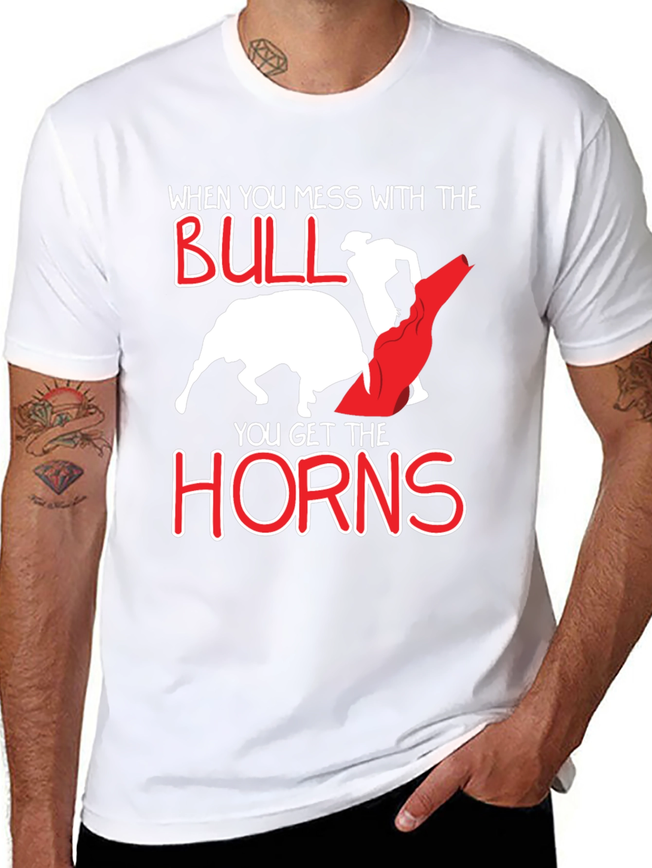 When You Mess With The Bull Graphic T-Shirt