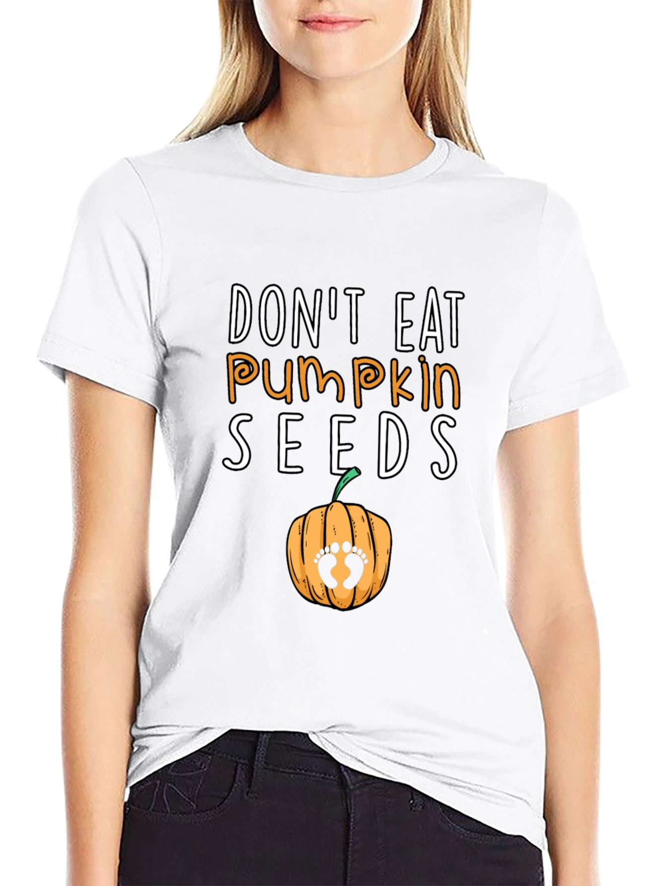 Dont Eat Pumpkin Seeds Pregnancy Announcement T-Shirt