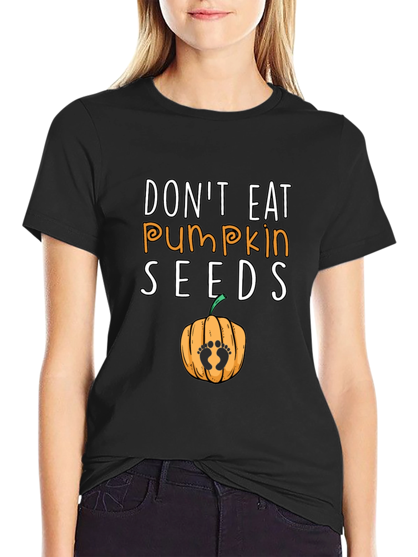 Dont Eat Pumpkin Seeds Pregnancy Announcement T-Shirt