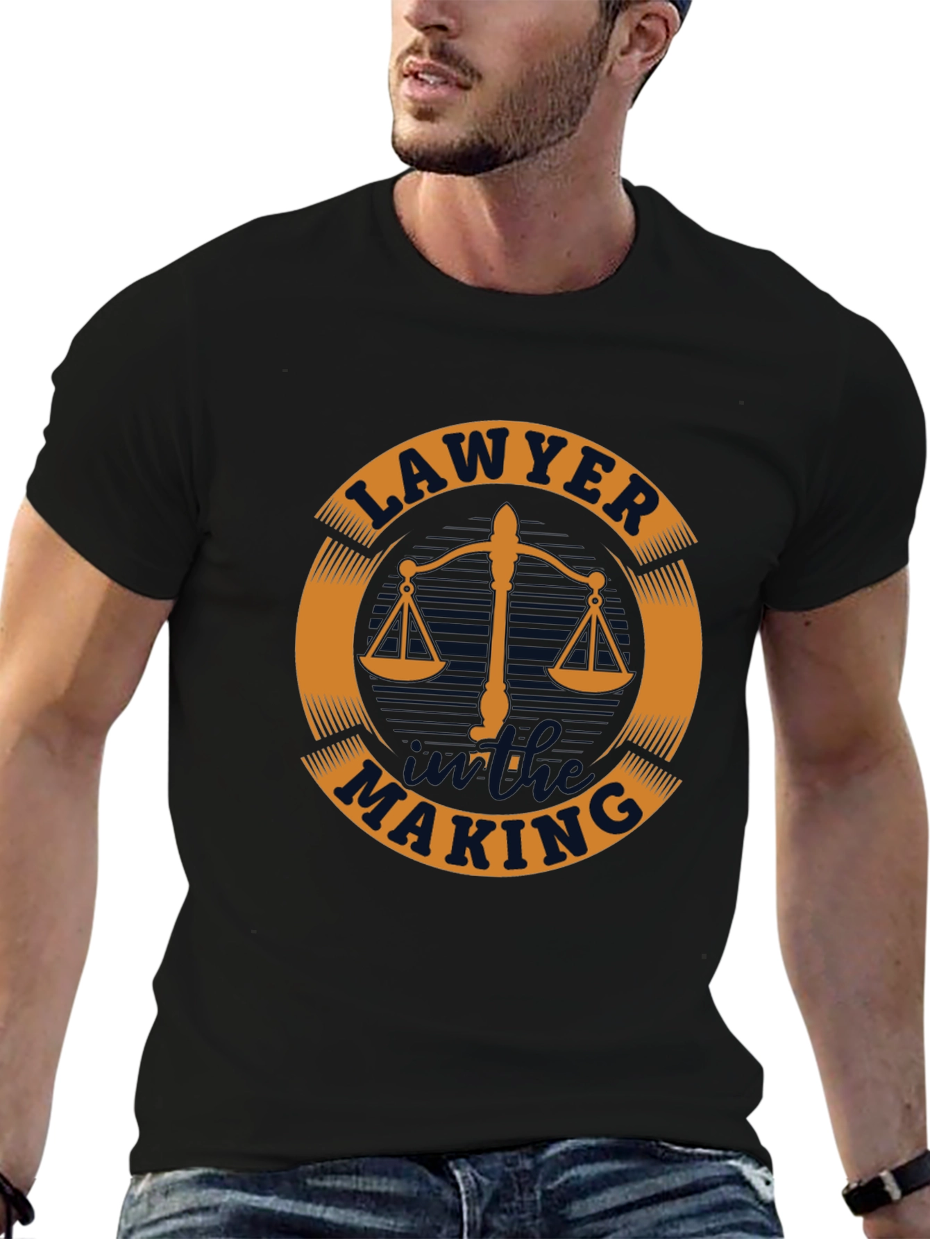 Lawyer in the Making Black T-Shirt