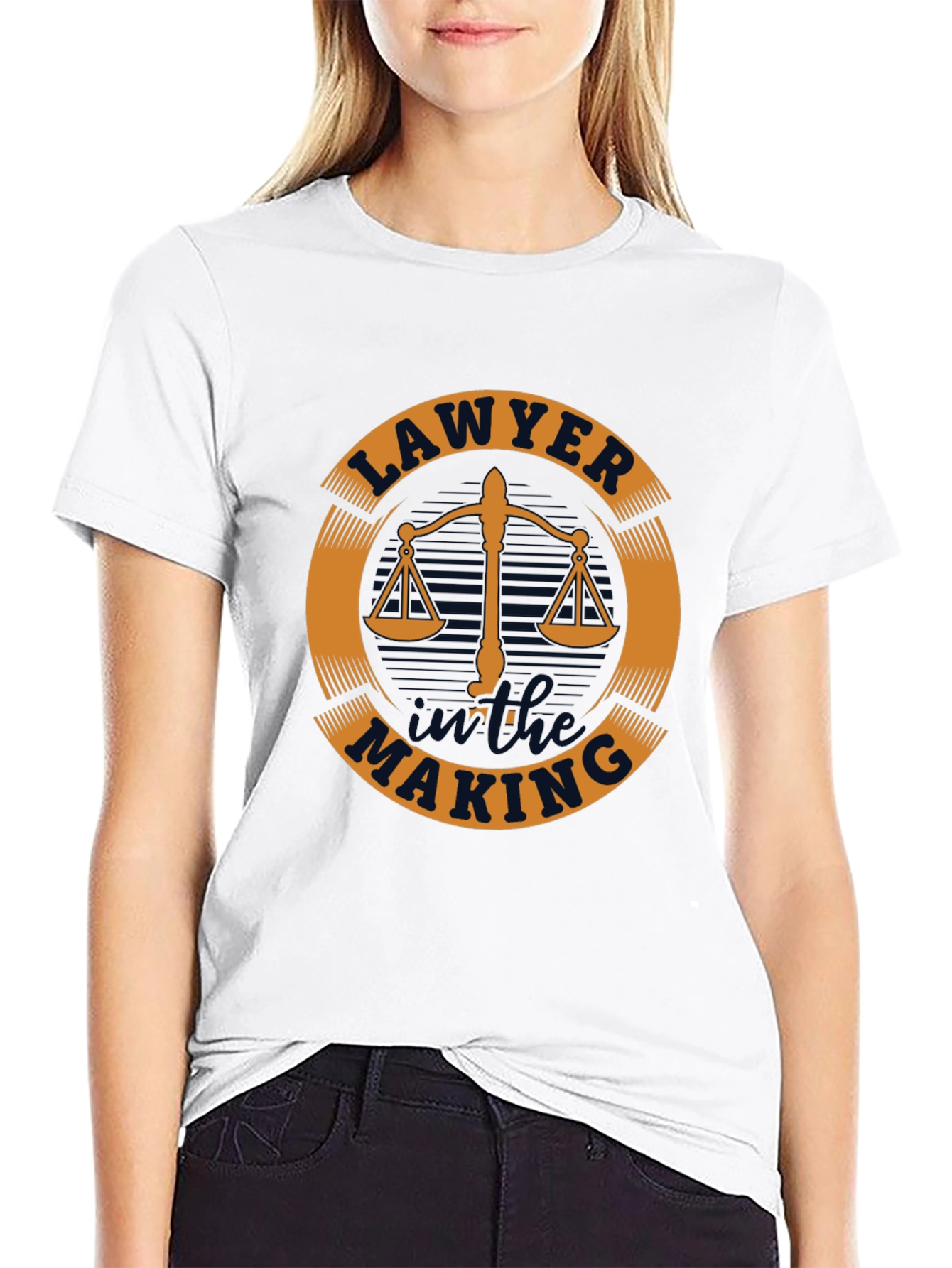 Lawyer in the Making Black T-Shirt