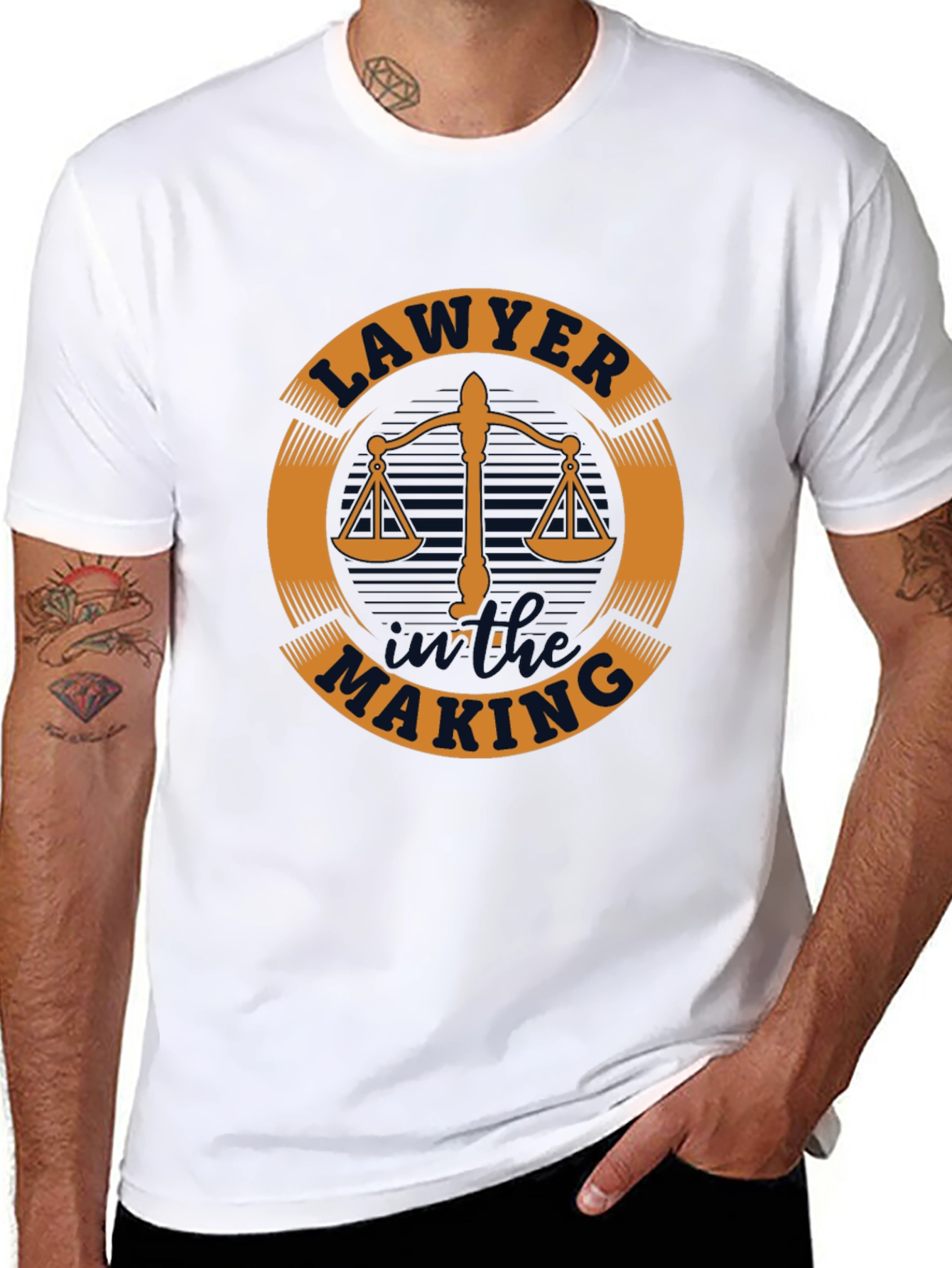 Lawyer in the Making Black T-Shirt
