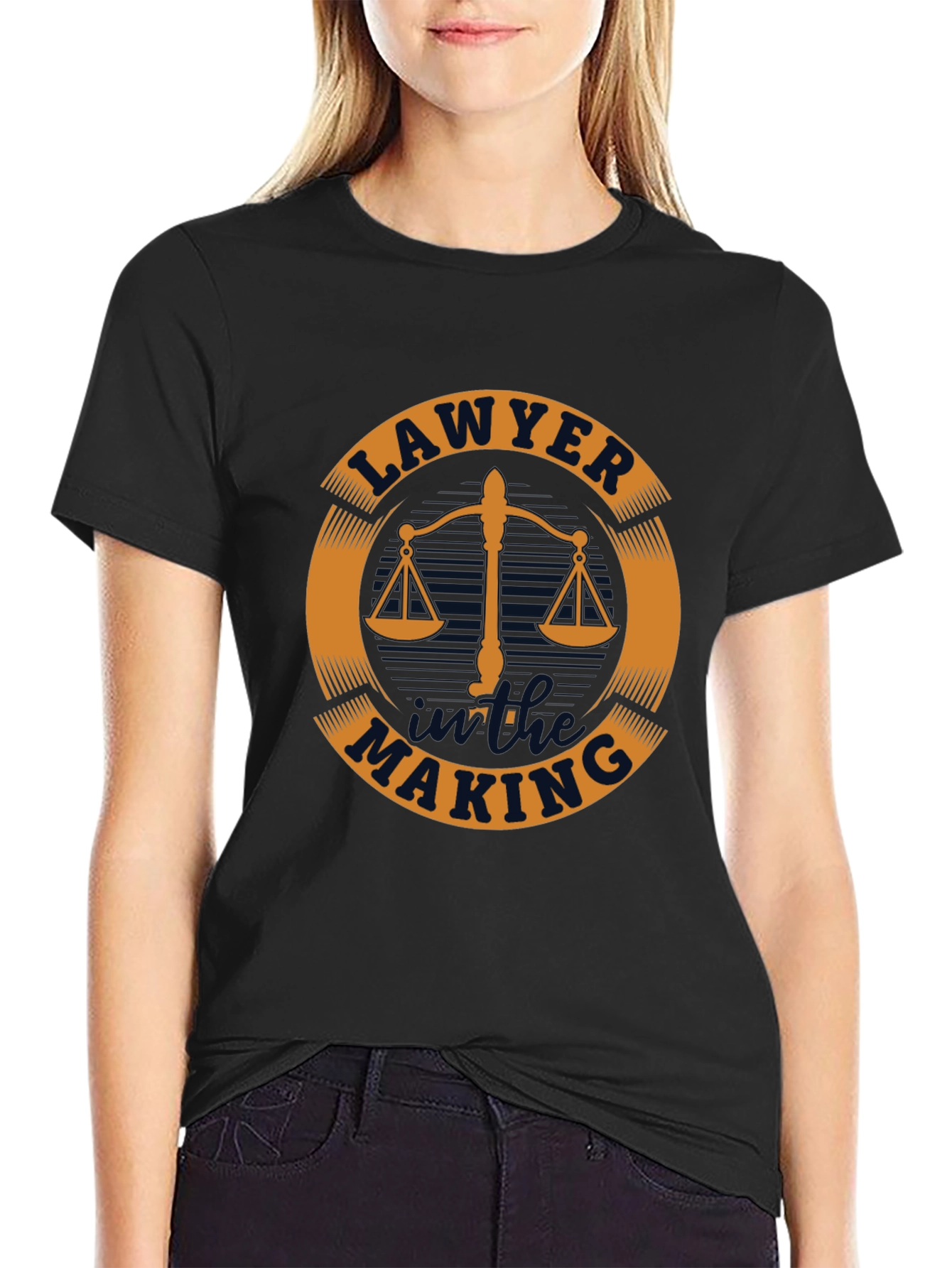 Lawyer in the Making Black T-Shirt