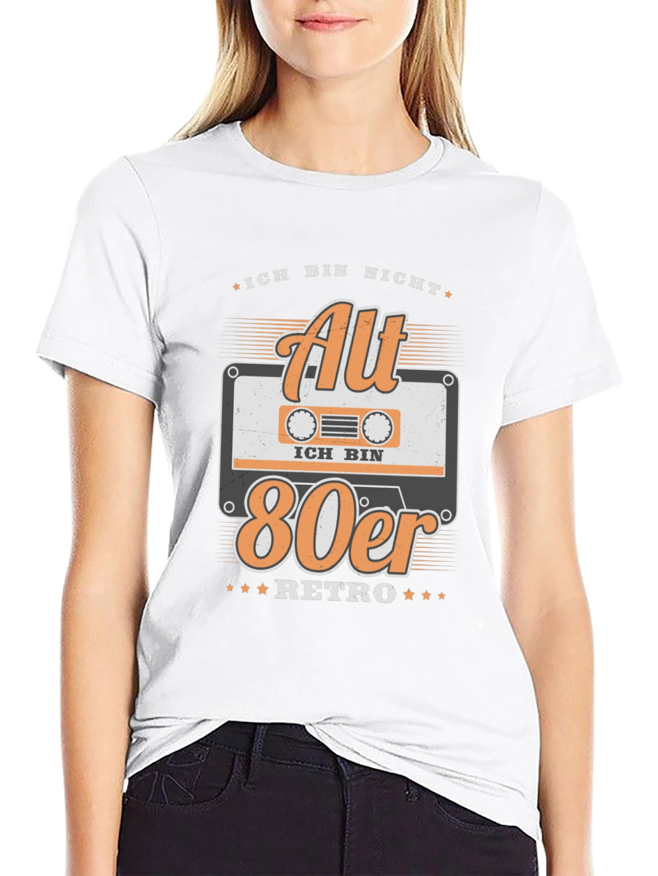 Ich Bin Nicht Alt Retro 80er T-Shirt