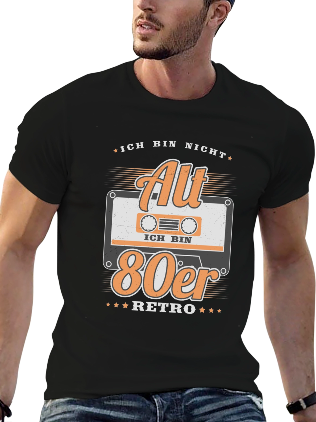 Ich Bin Nicht Alt Retro 80er T-Shirt