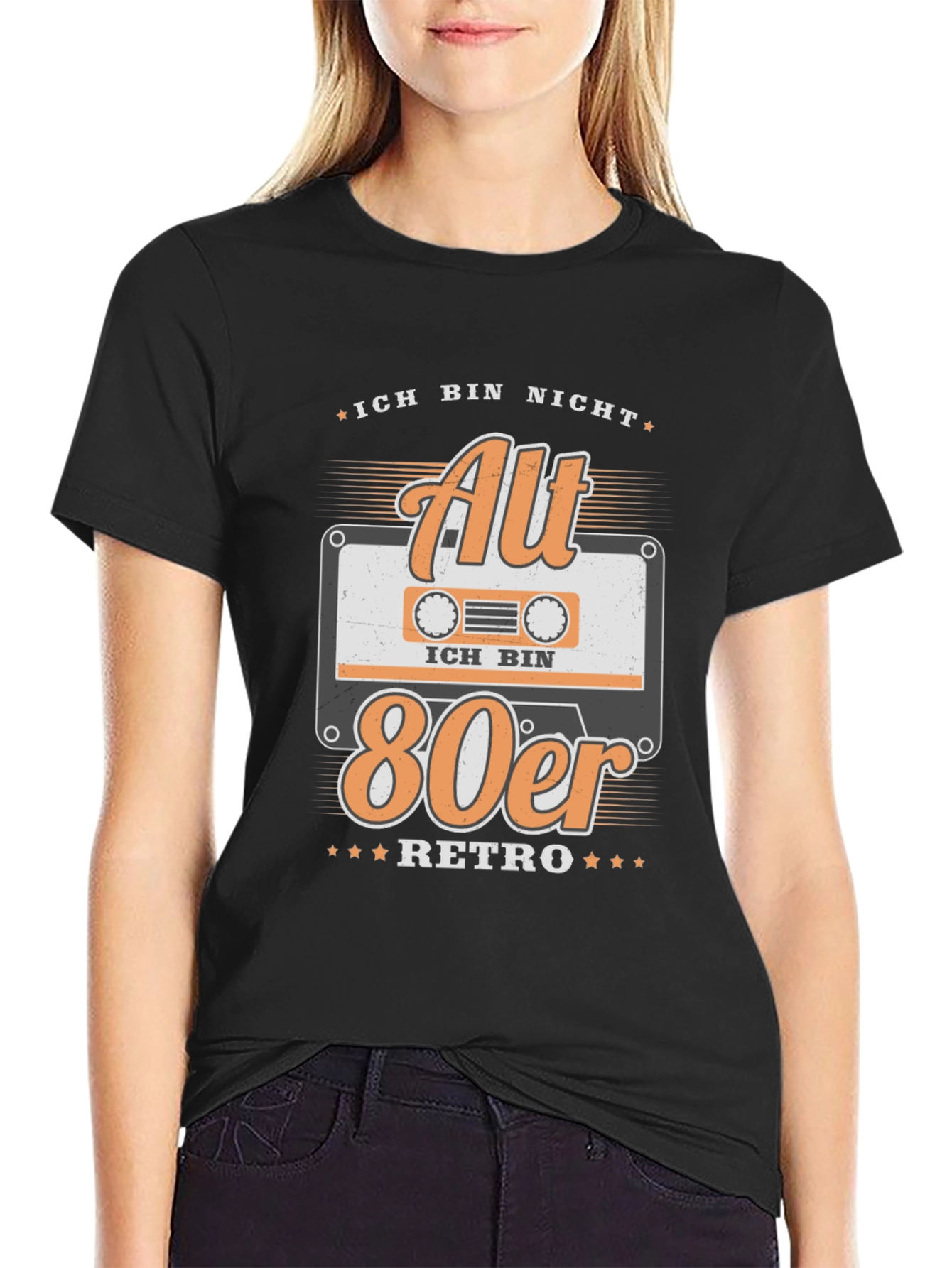 Ich Bin Nicht Alt Retro 80er T-Shirt