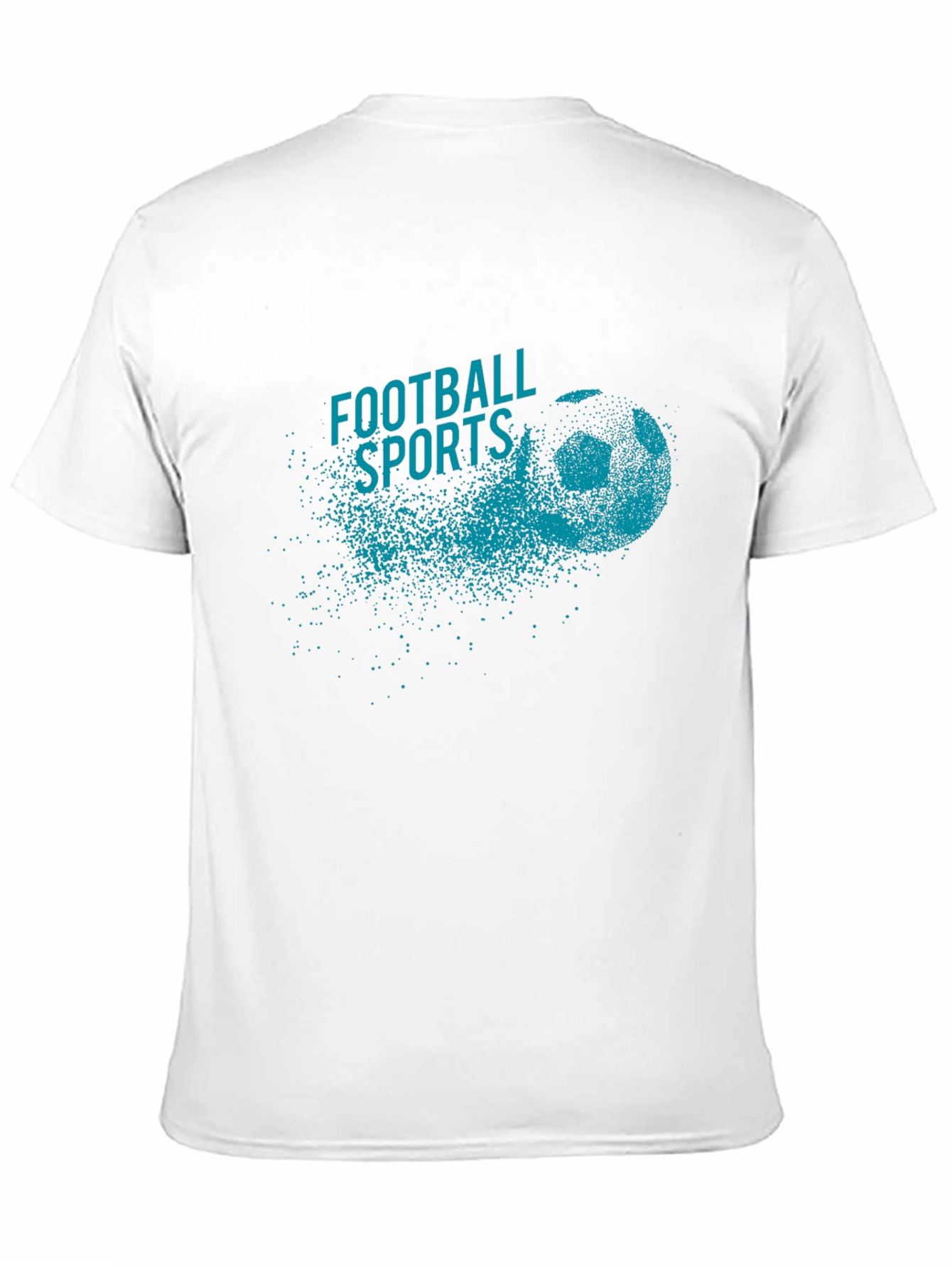 Football Sports Graphic Tee - Black