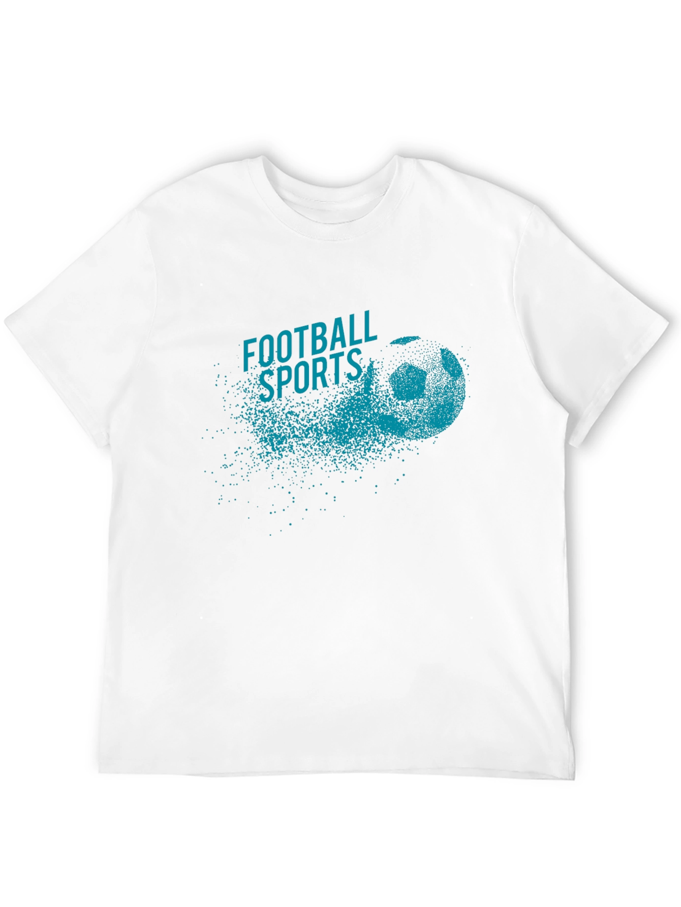 Football Sports Graphic Tee - Black