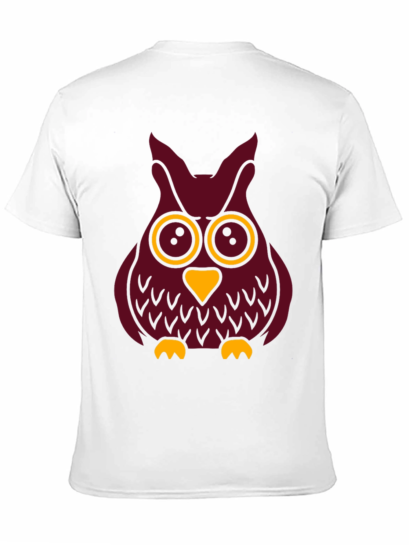 Cool Owl Graphic Tee - Black Cotton T-Shirt