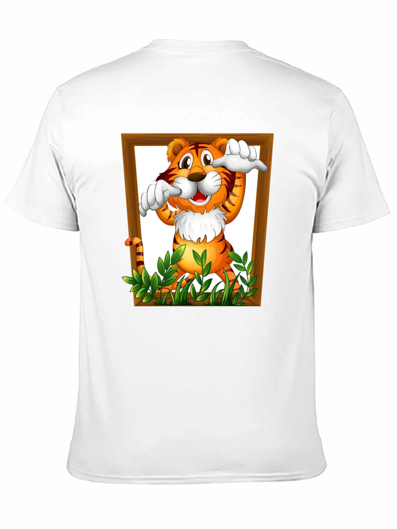 Tiger in Frame Graphic T-Shirt