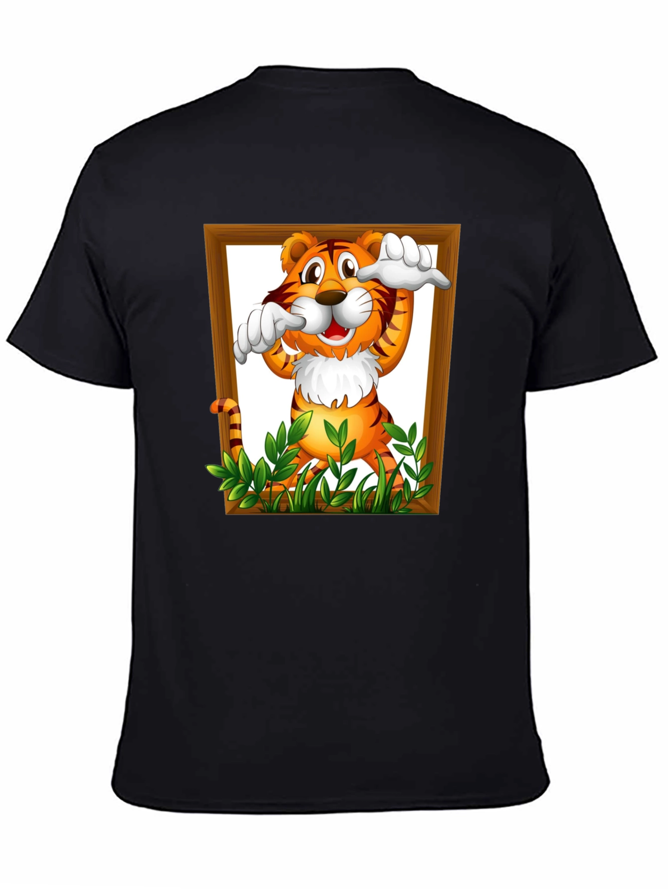 Tiger in Frame Graphic T-Shirt