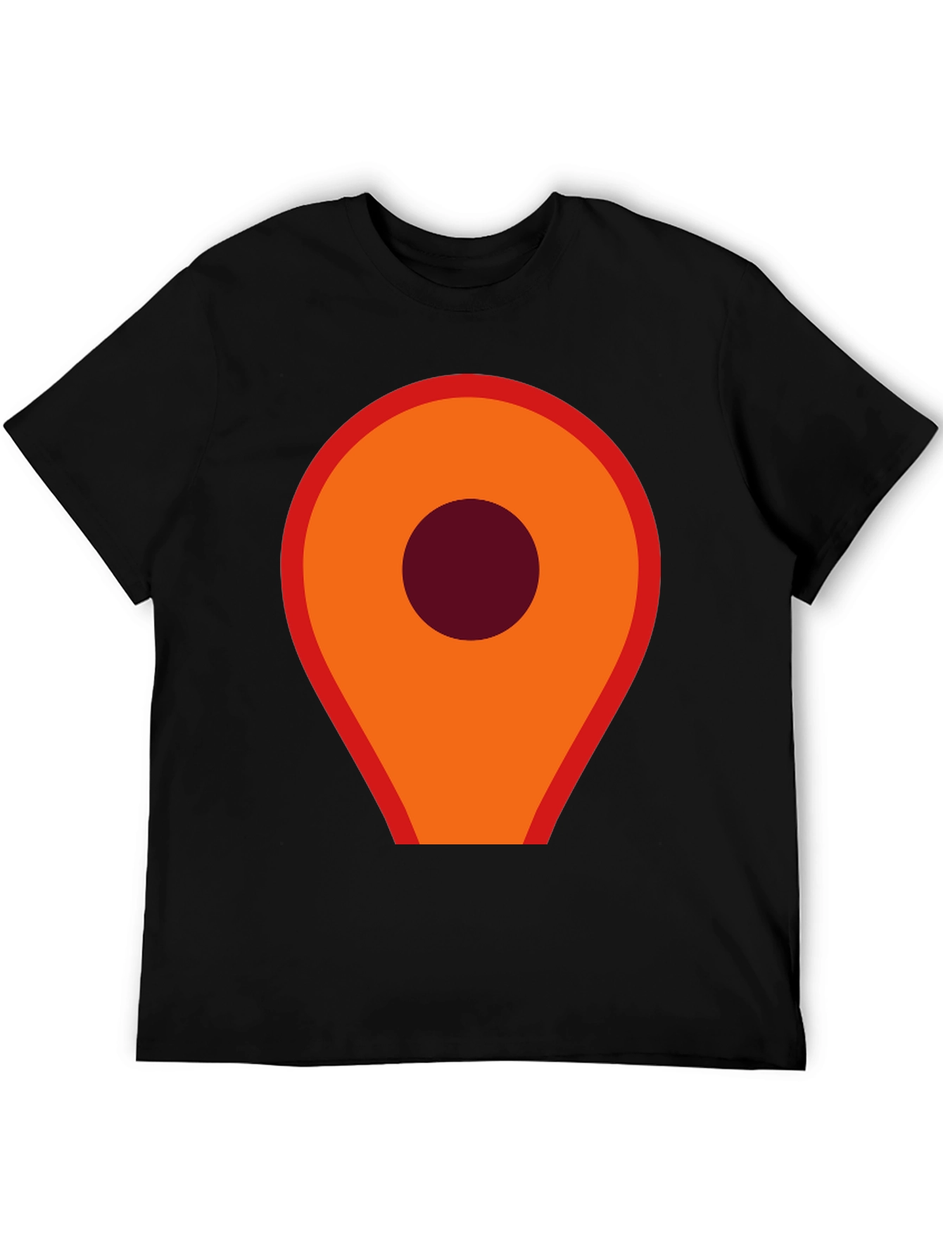 Location Marker Graphic Tee - Modern Style