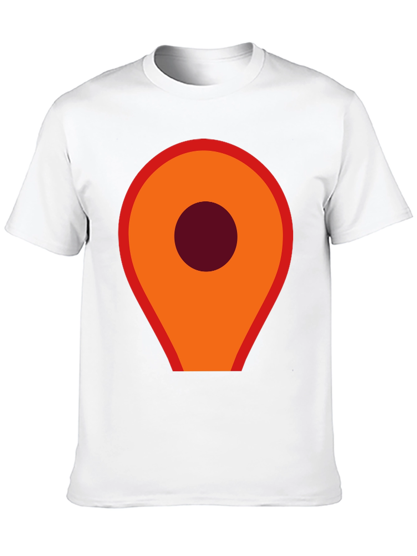 Location Marker Graphic Tee - Modern Style