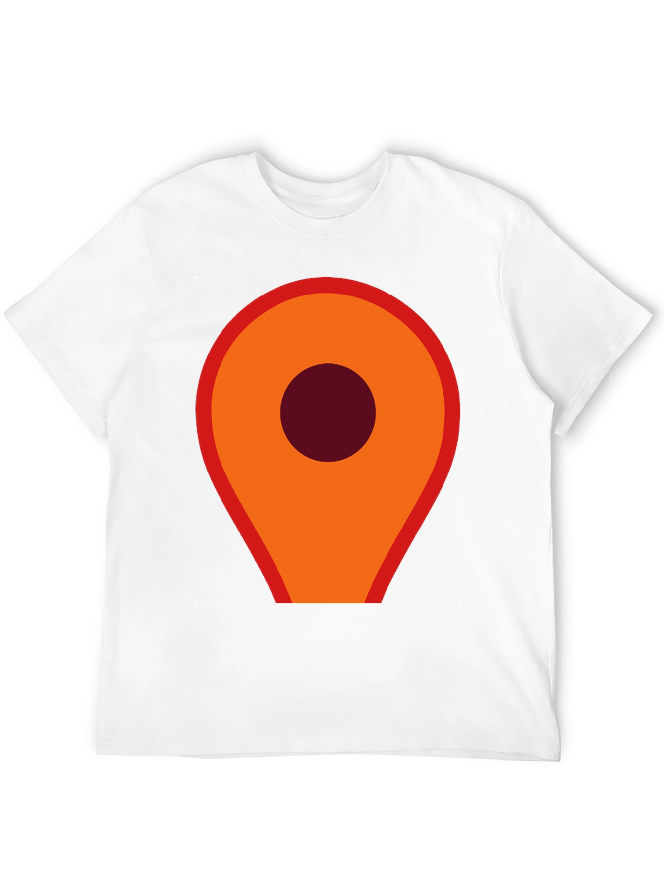 Location Marker Graphic Tee - Modern Style