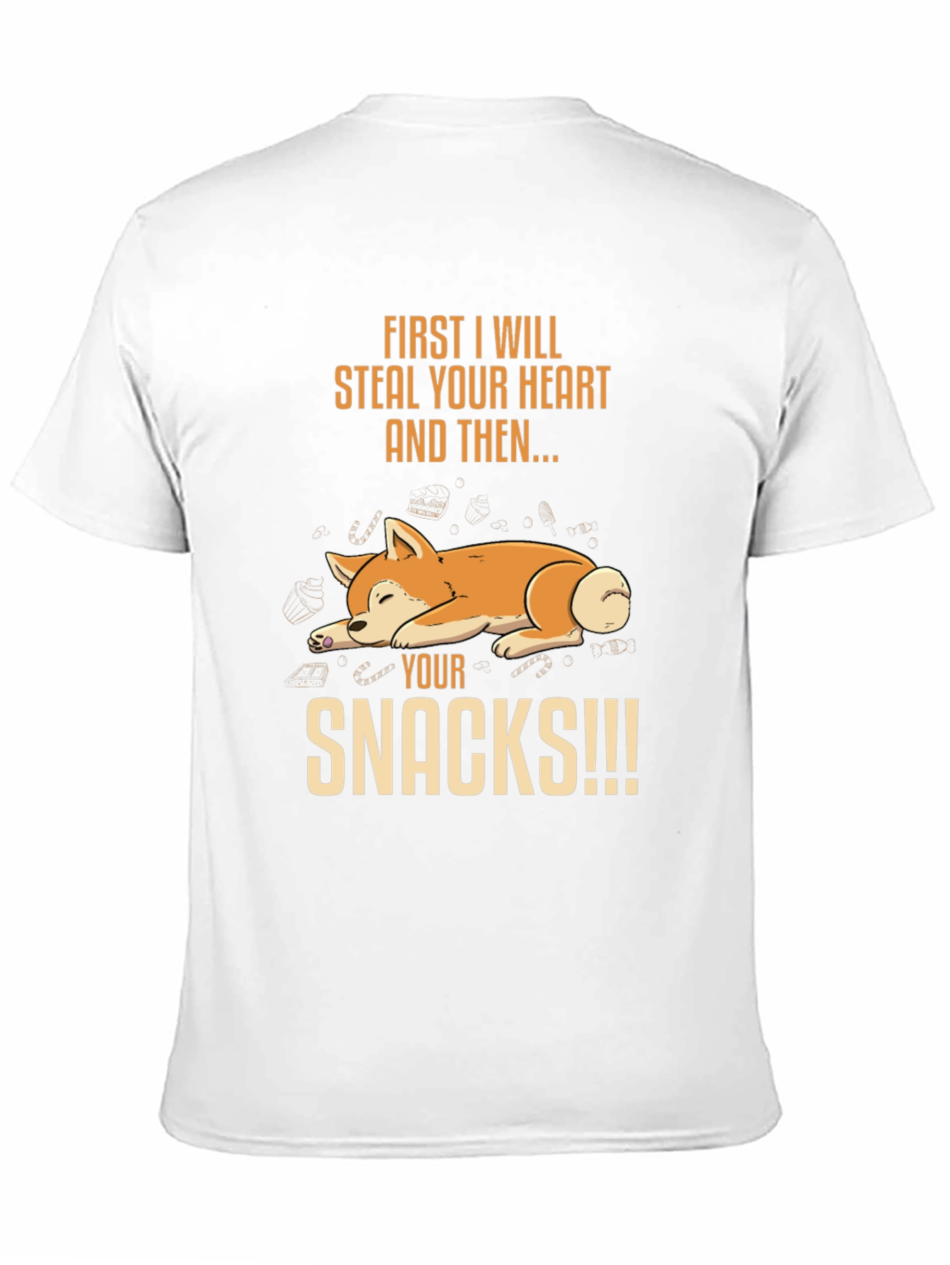 Dog Steal Your Heart & Snacks T-Shirt