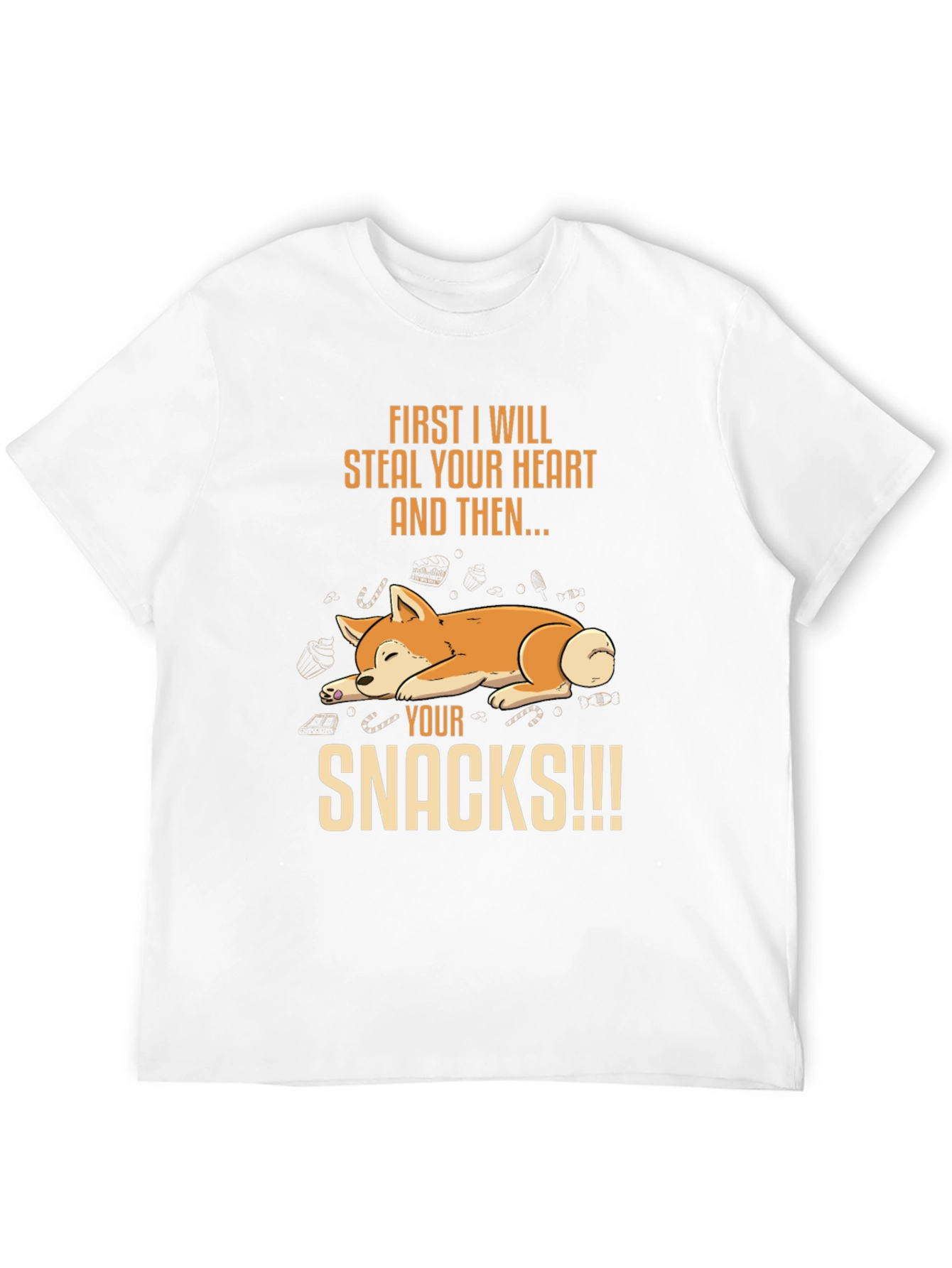 Dog Steal Your Heart & Snacks T-Shirt