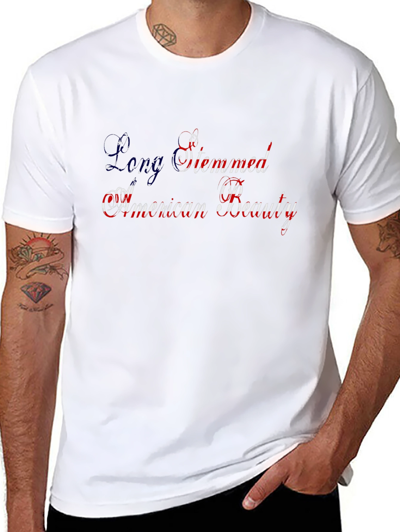 Long Stemmed American Beauty T-Shirt