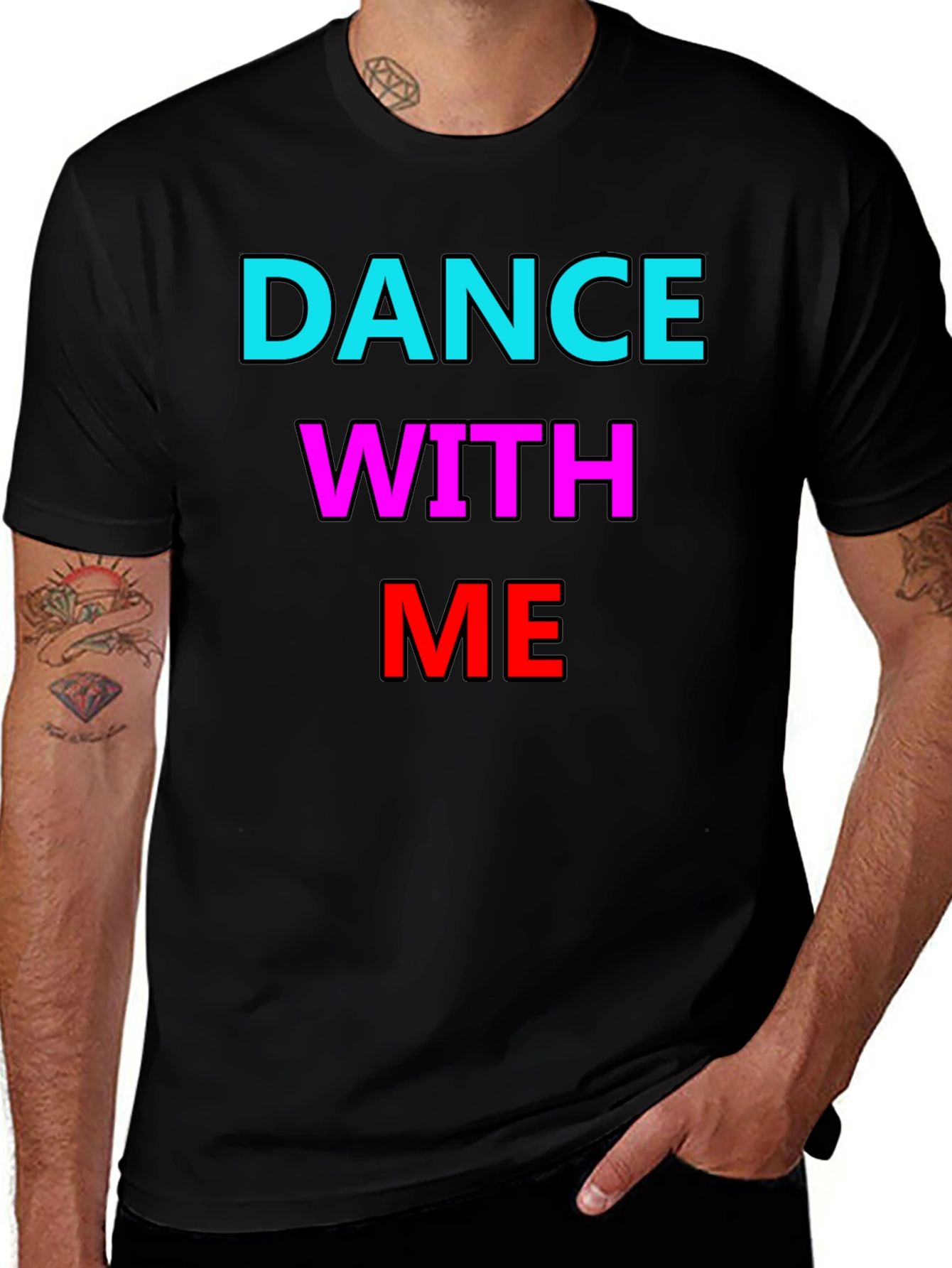 Dance With Me Graphic Tee - Bold Statement Shirt