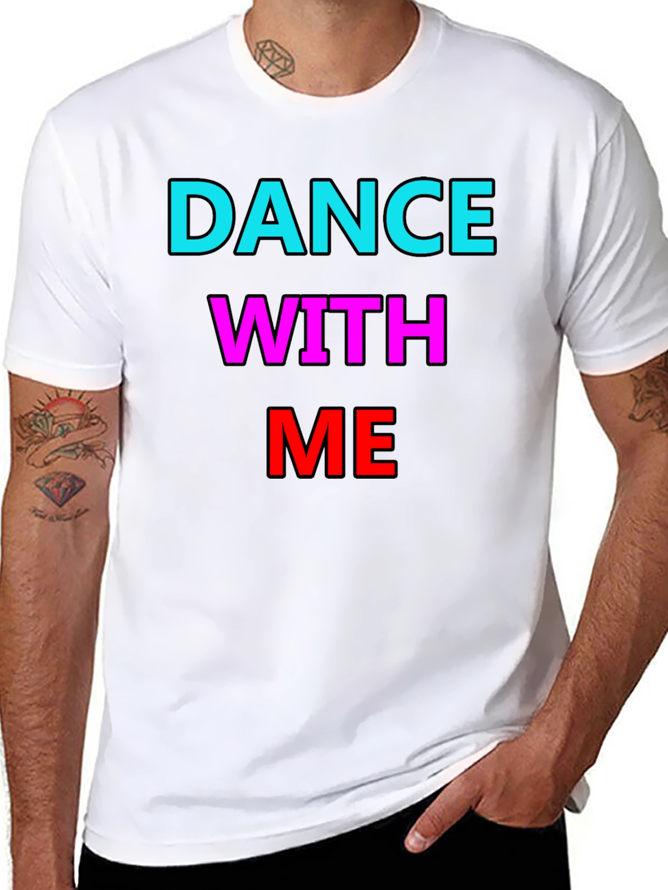 Dance With Me Graphic Tee - Bold Statement Shirt