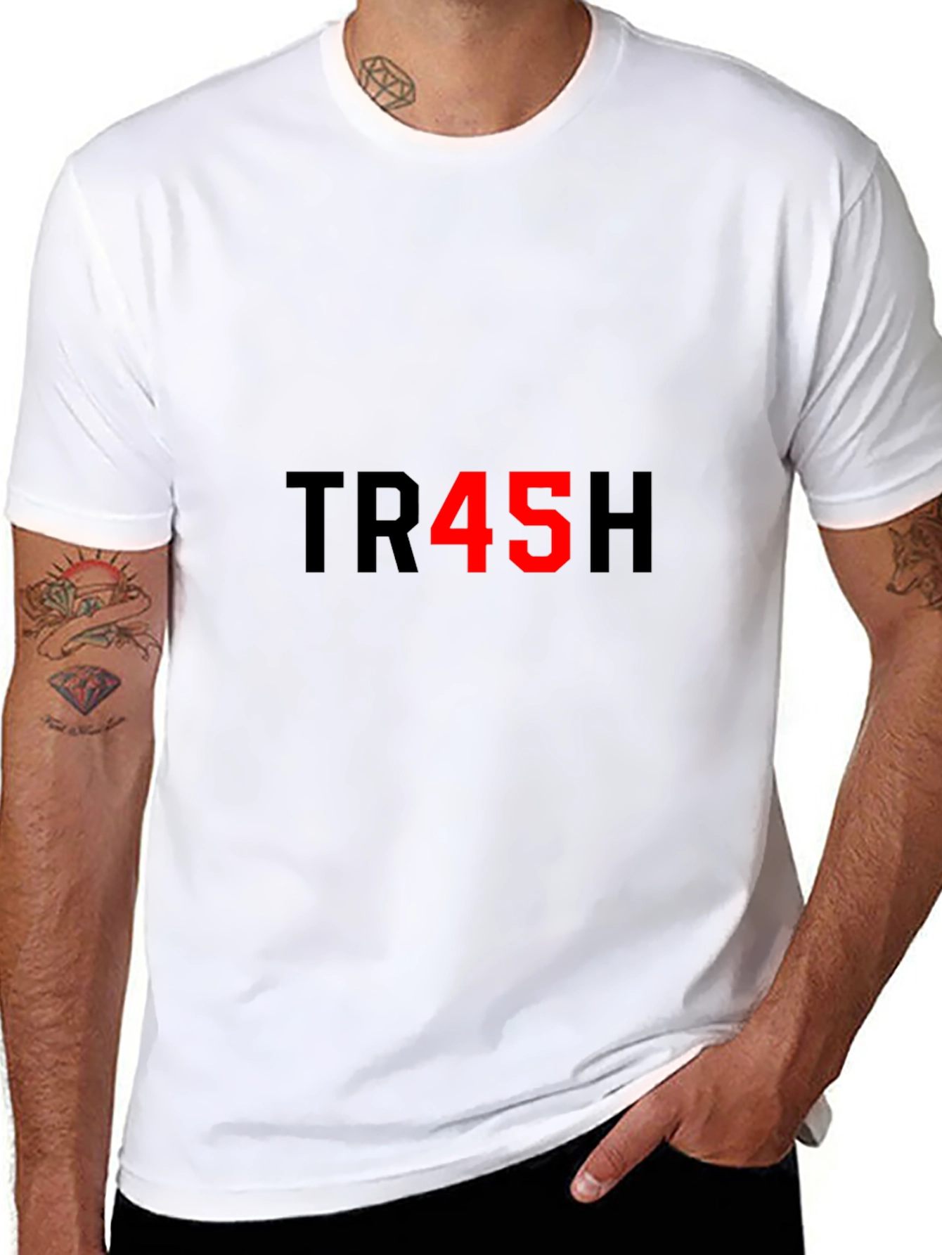 TR45H Graphic Tee - Bold Statement T-Shirt