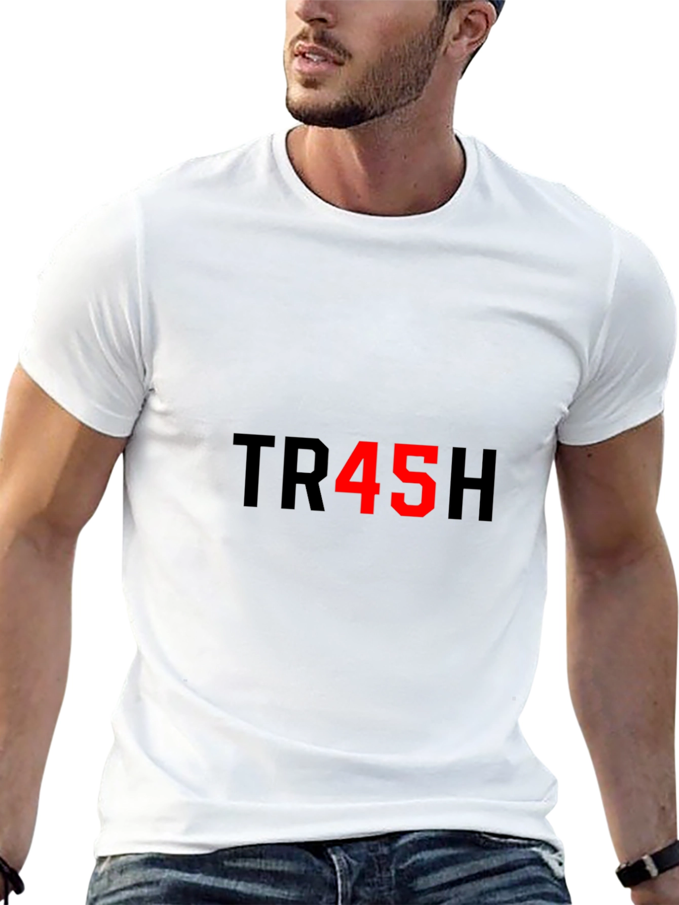 TR45H Graphic Tee - Bold Statement T-Shirt