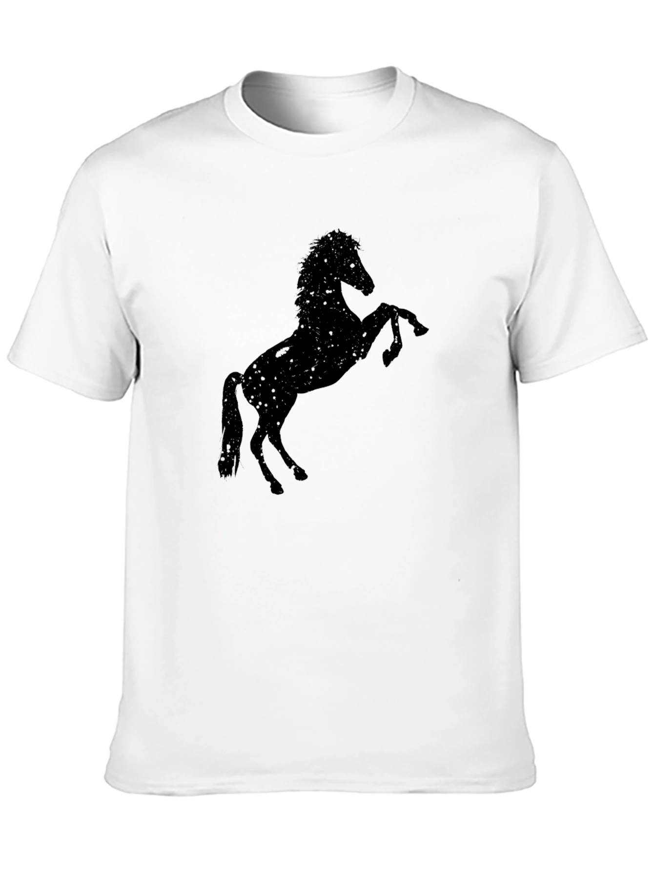 Black Horse Silhouette Graphic Tee