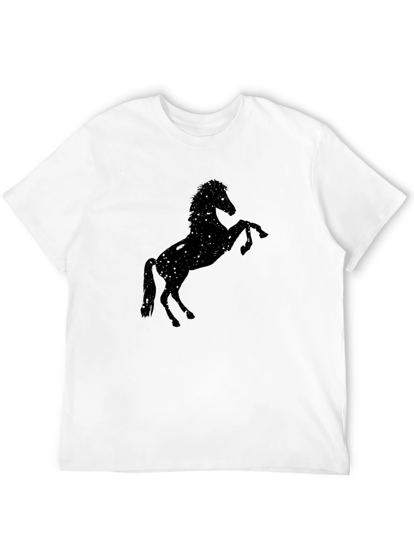 Black Horse Silhouette Graphic Tee