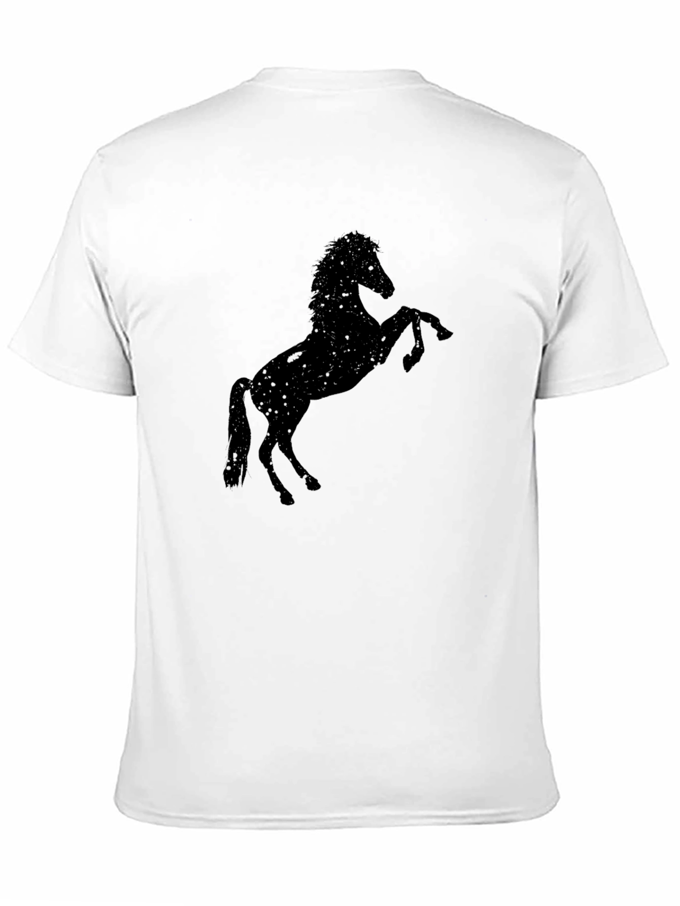 Black Horse Silhouette Graphic Tee