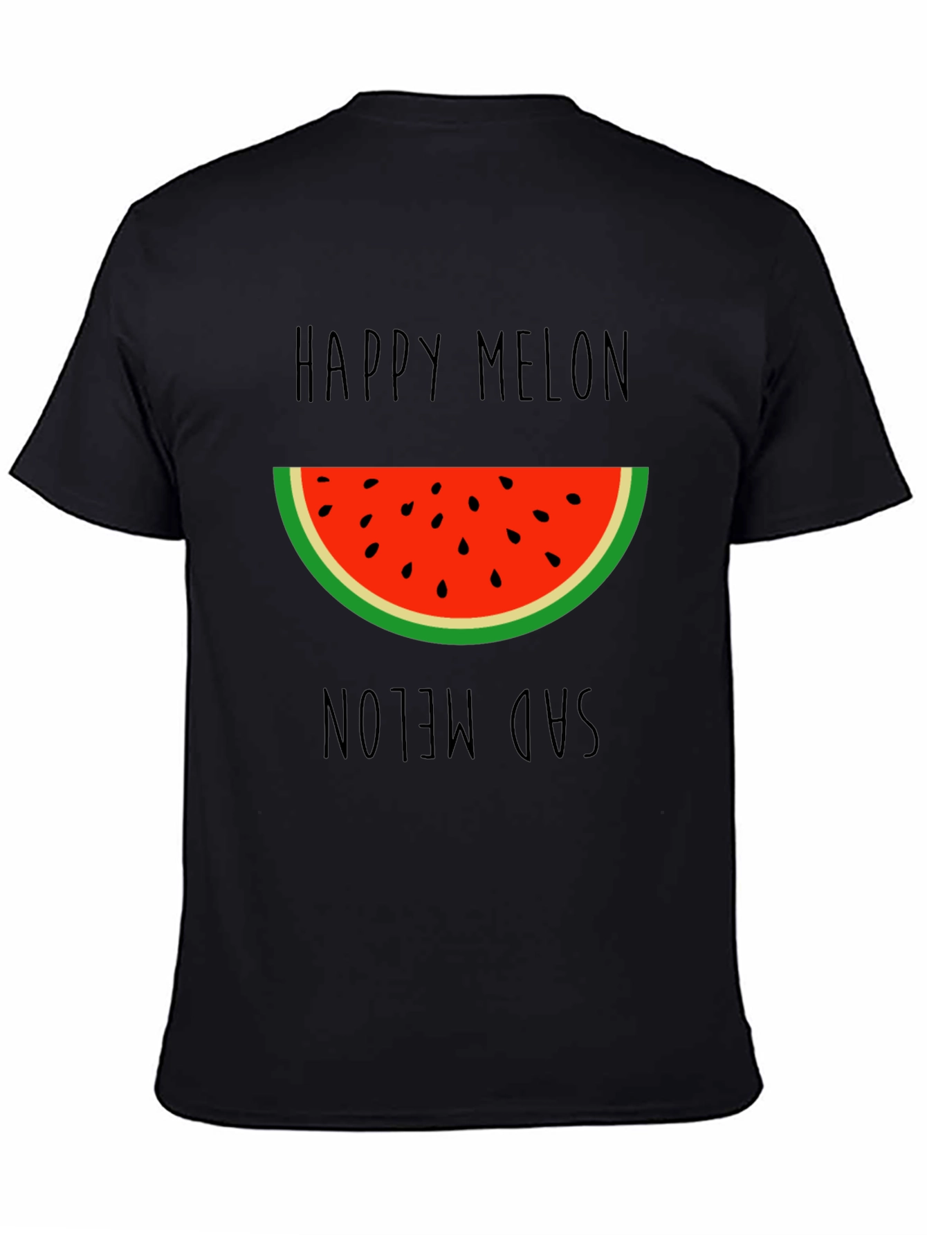 Happy Sad Melon Graphic T-Shirt - Unisex
