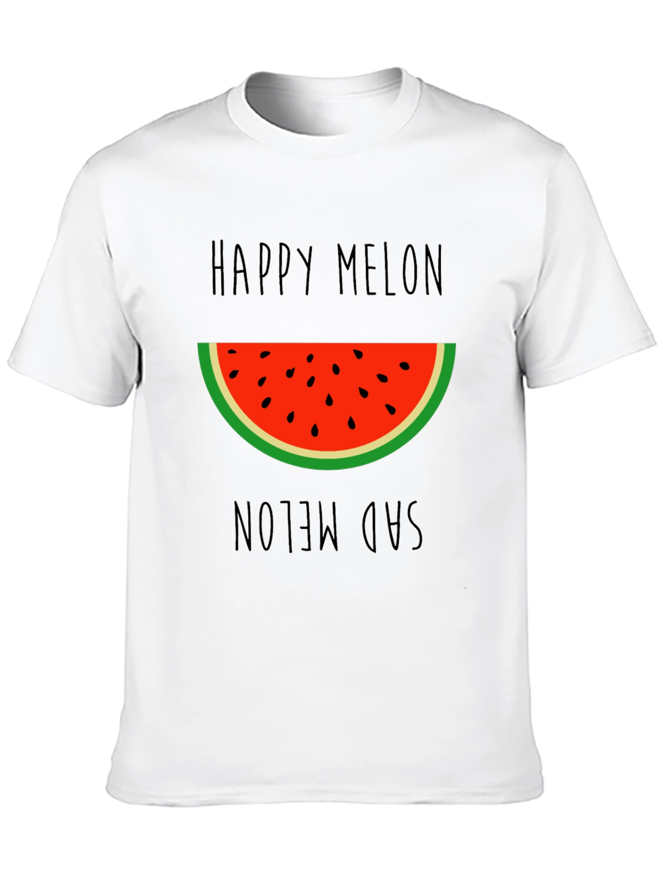 Happy Sad Melon Graphic T-Shirt - Unisex