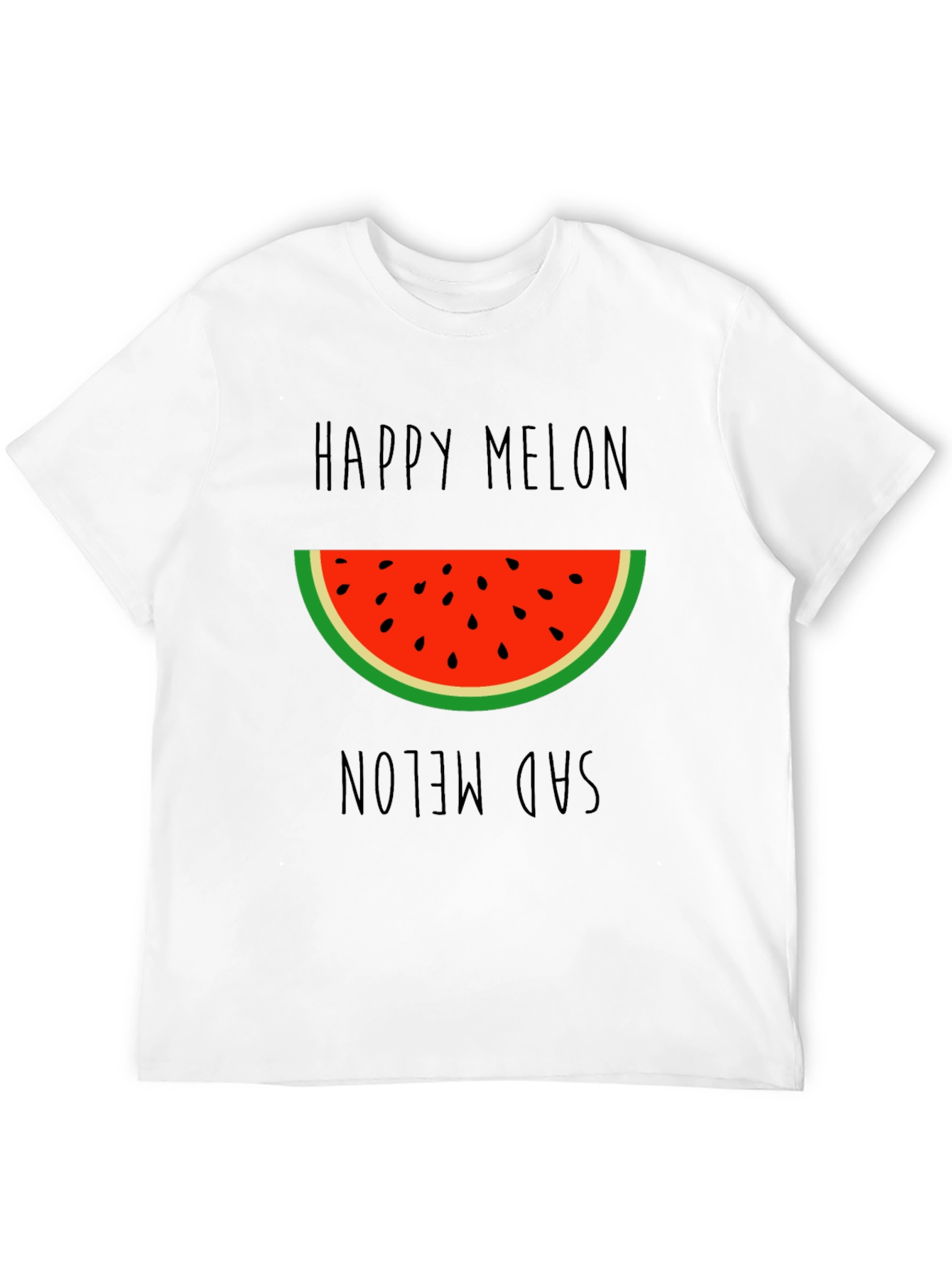 Happy Sad Melon Graphic T-Shirt - Unisex